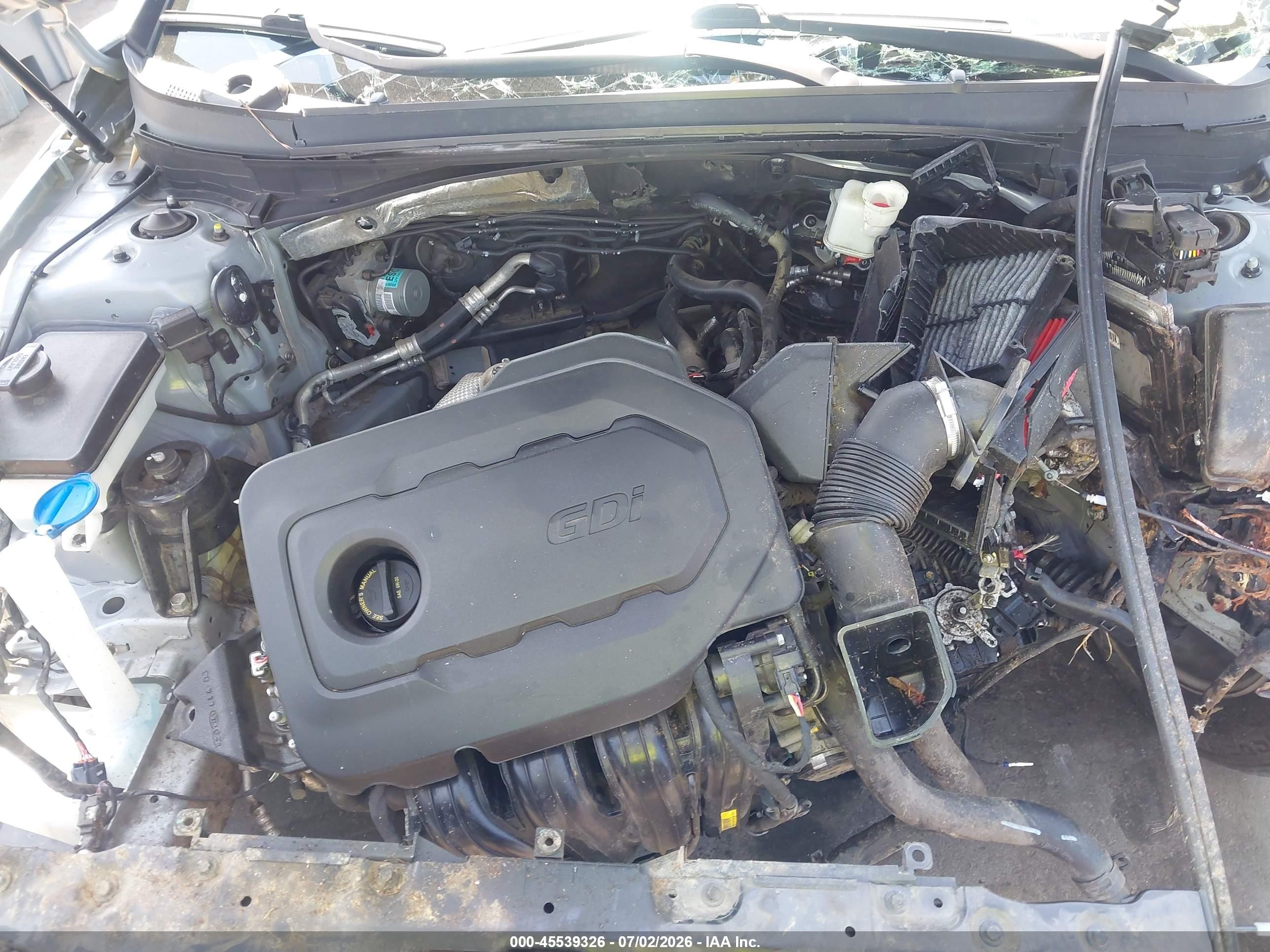 2015 Hyundai Sonata Se Silver vin: 5NPE24AF6FH137336