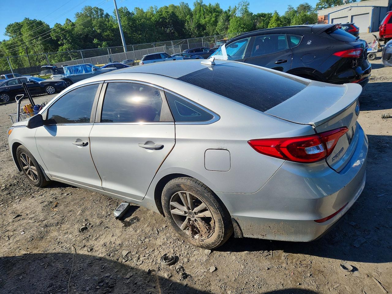 2015 Hyundai Sonata Se Silver vin: 5NPE24AF6FH147459