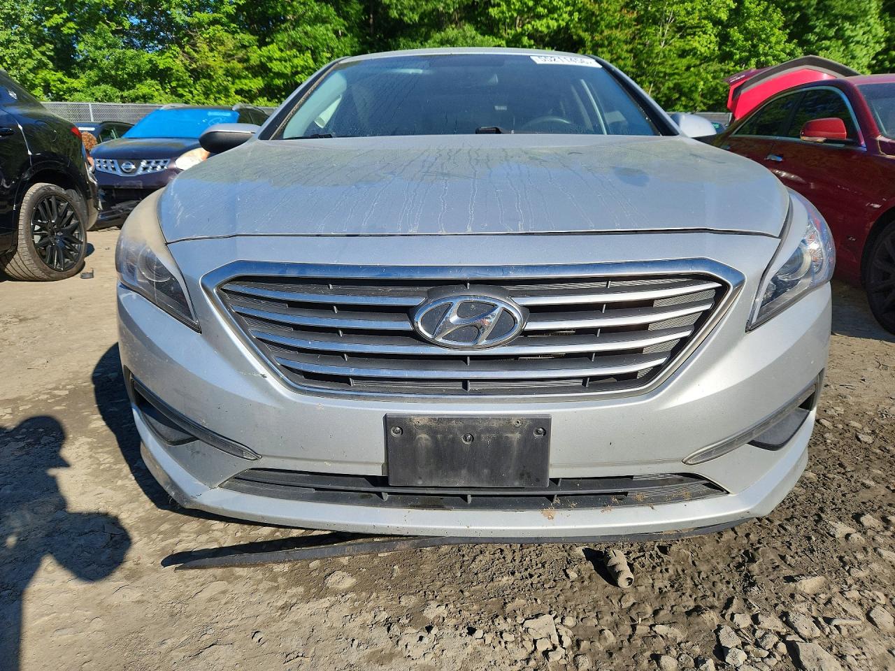 2015 Hyundai Sonata Se Silver vin: 5NPE24AF6FH147459