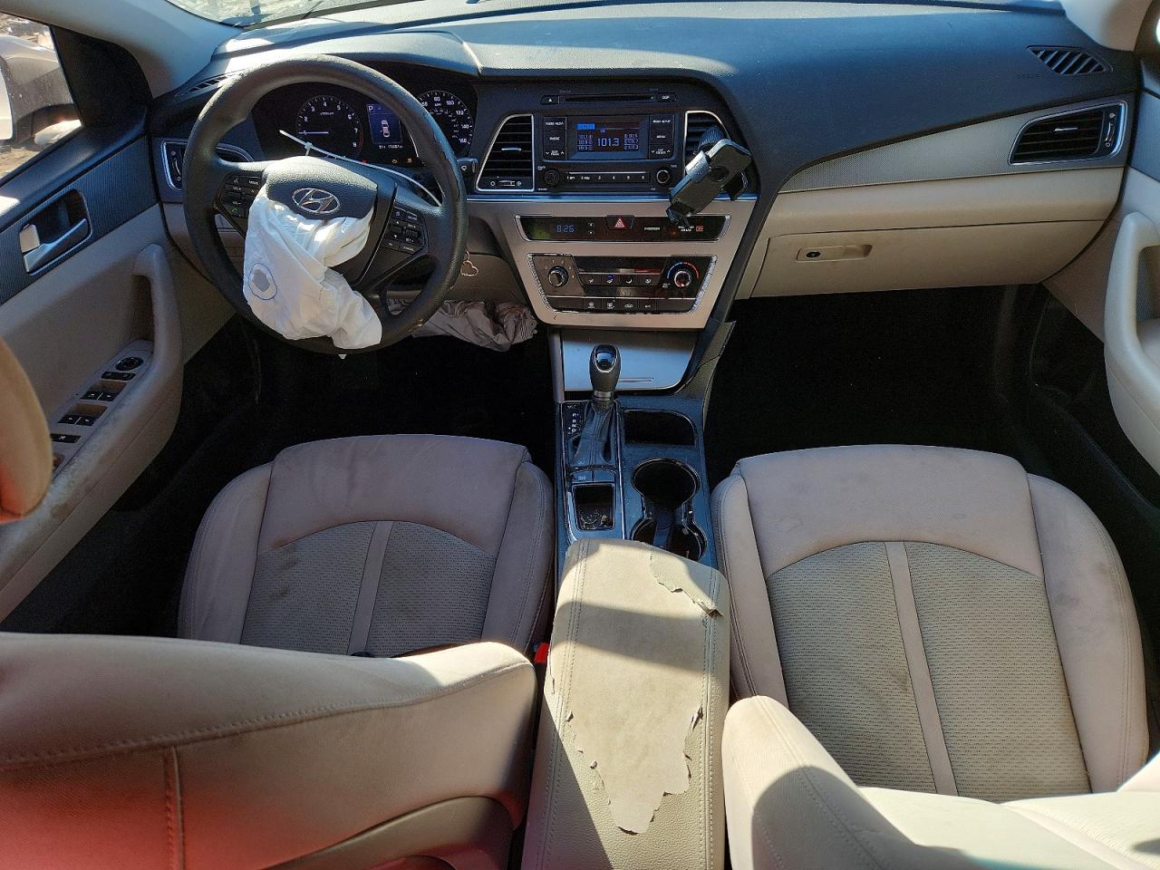 2015 Hyundai Sonata Se Silver vin: 5NPE24AF6FH147459