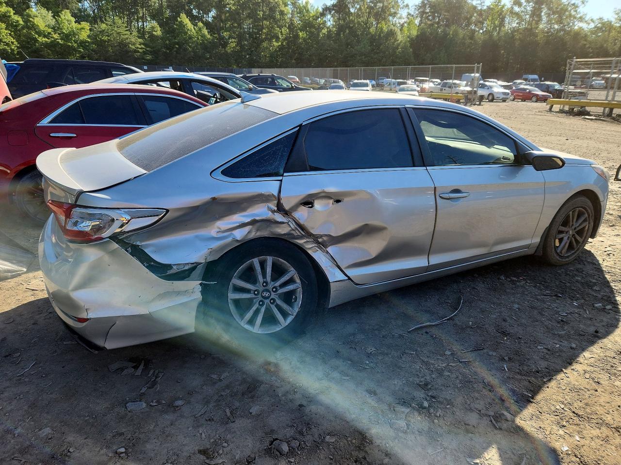 2015 Hyundai Sonata Se Silver vin: 5NPE24AF6FH147459