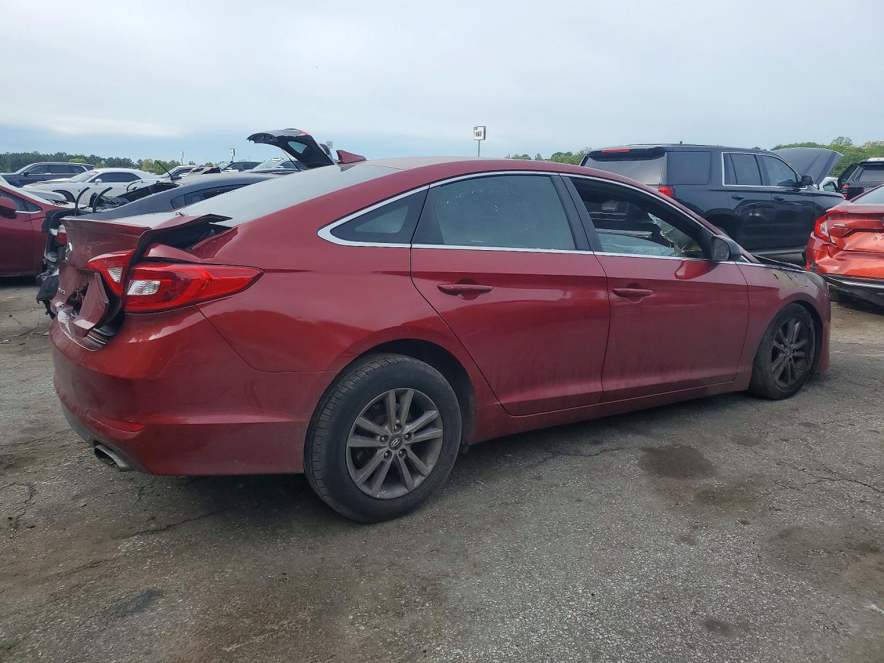 2015 Hyundai Sonata Se Red vin: 5NPE24AF6FH153830