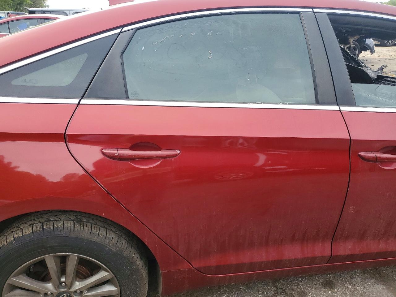 2015 Hyundai Sonata Se Red vin: 5NPE24AF6FH153830