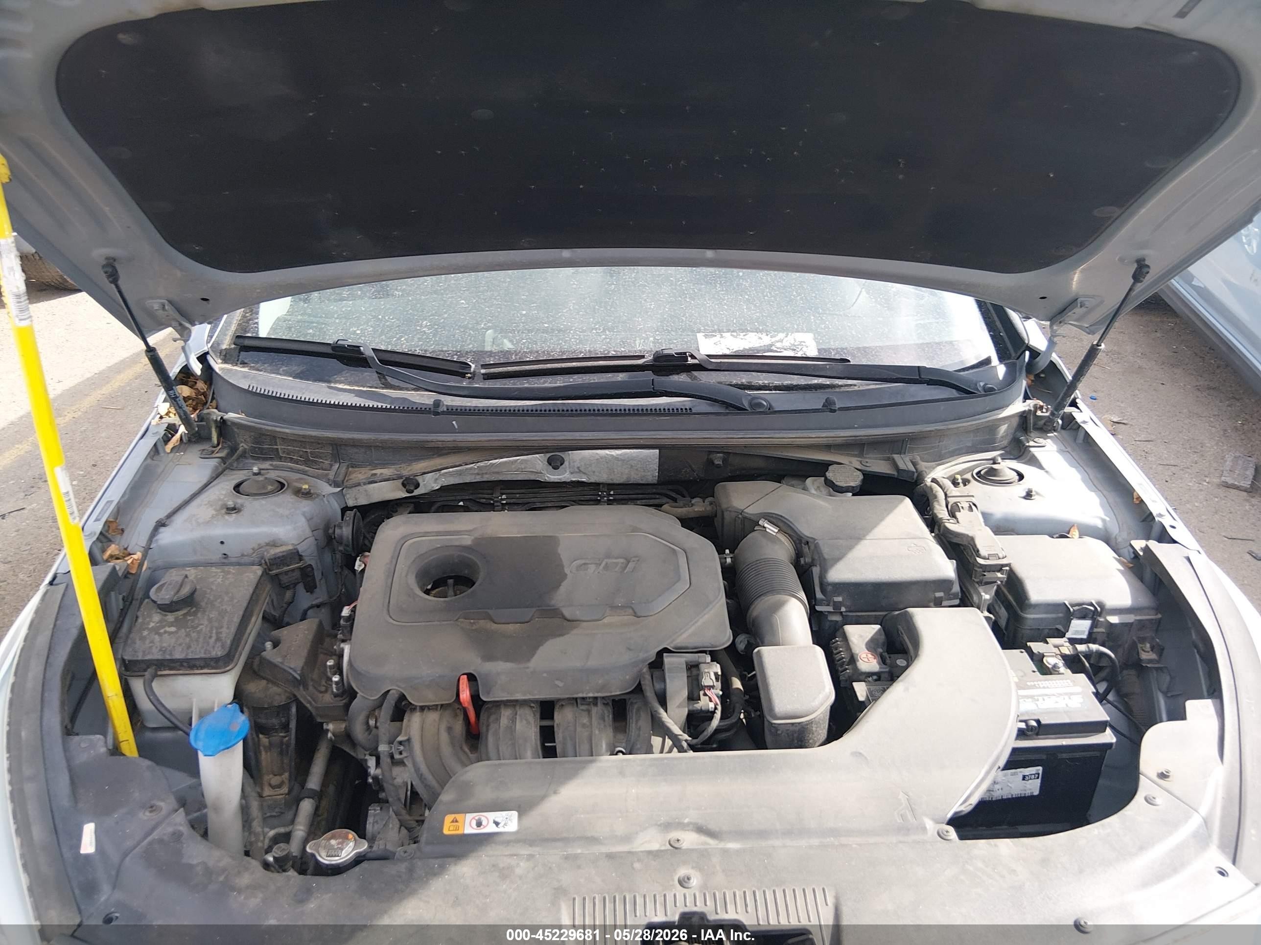 2015 Hyundai Sonata Se Silver vin: 5NPE24AF6FH156436