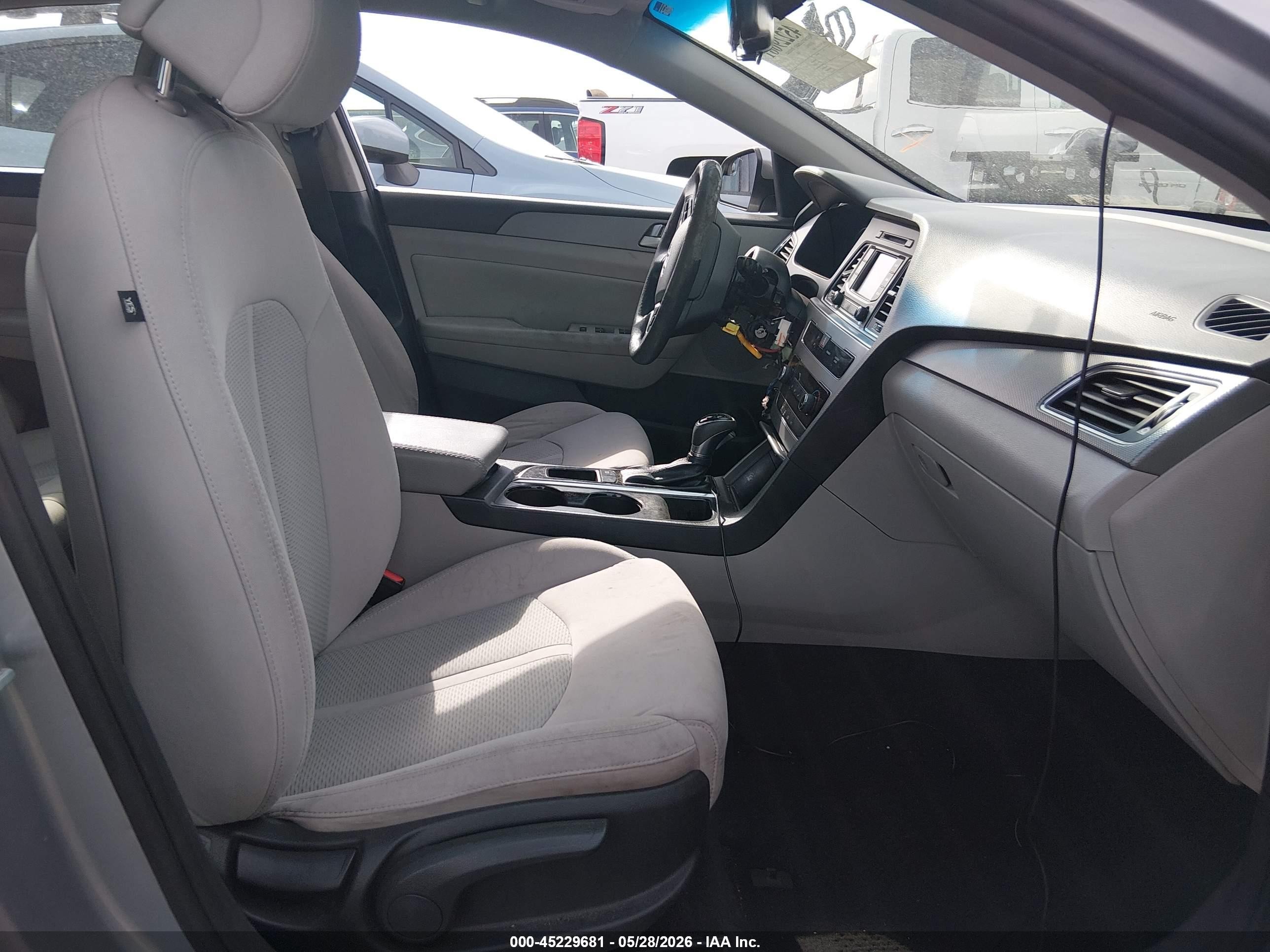 2015 Hyundai Sonata Se Silver vin: 5NPE24AF6FH156436