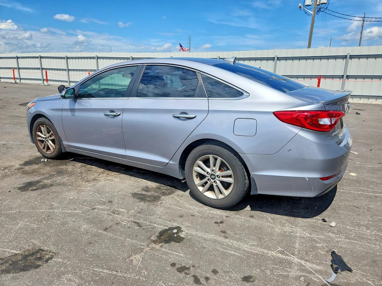2015 Hyundai Sonata Se Silver vin: 5NPE24AF6FH157490