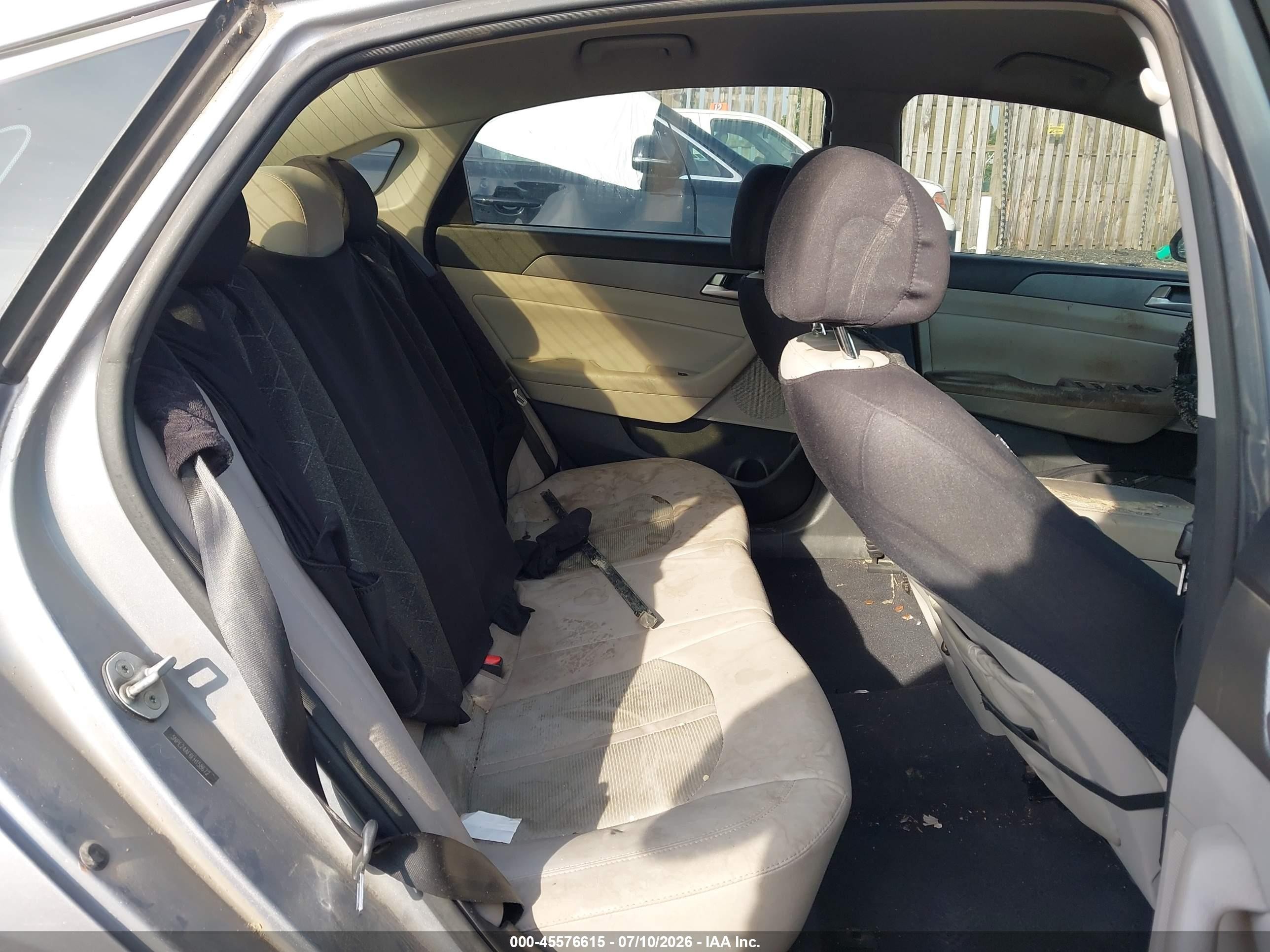 2015 Hyundai Sonata Se Gray vin: 5NPE24AF6FH158672