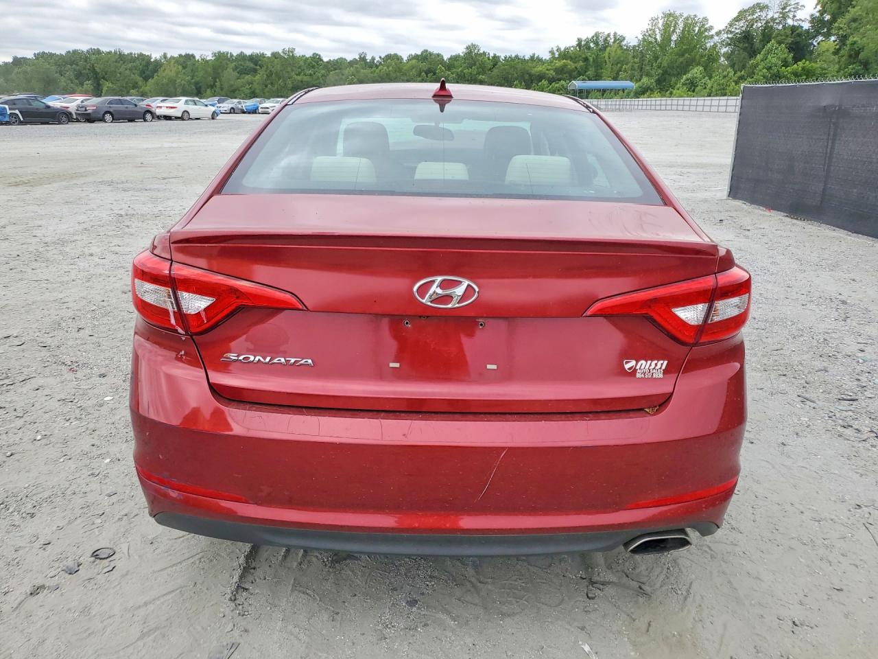 2015 Hyundai Sonata Se Красный vin: 5NPE24AF6FH159112