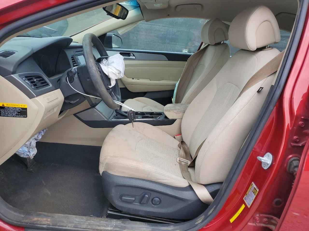 2015 Hyundai Sonata Se Красный vin: 5NPE24AF6FH159112