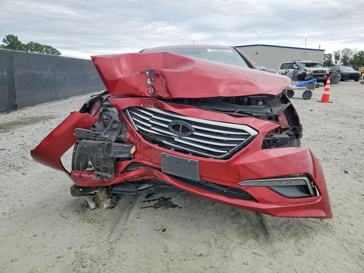 2015 Hyundai Sonata Se Красный vin: 5NPE24AF6FH159112