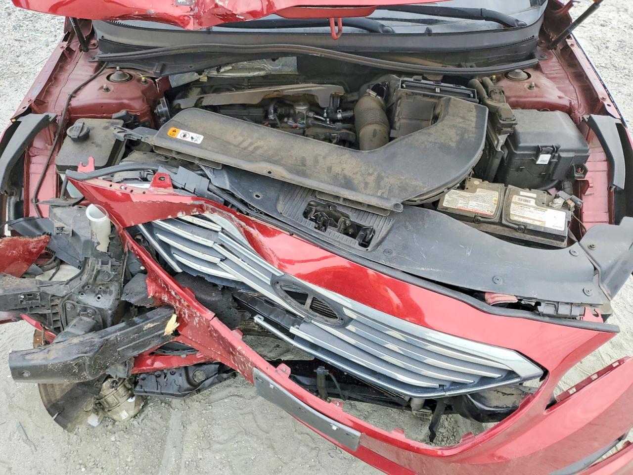 2015 Hyundai Sonata Se Красный vin: 5NPE24AF6FH159112