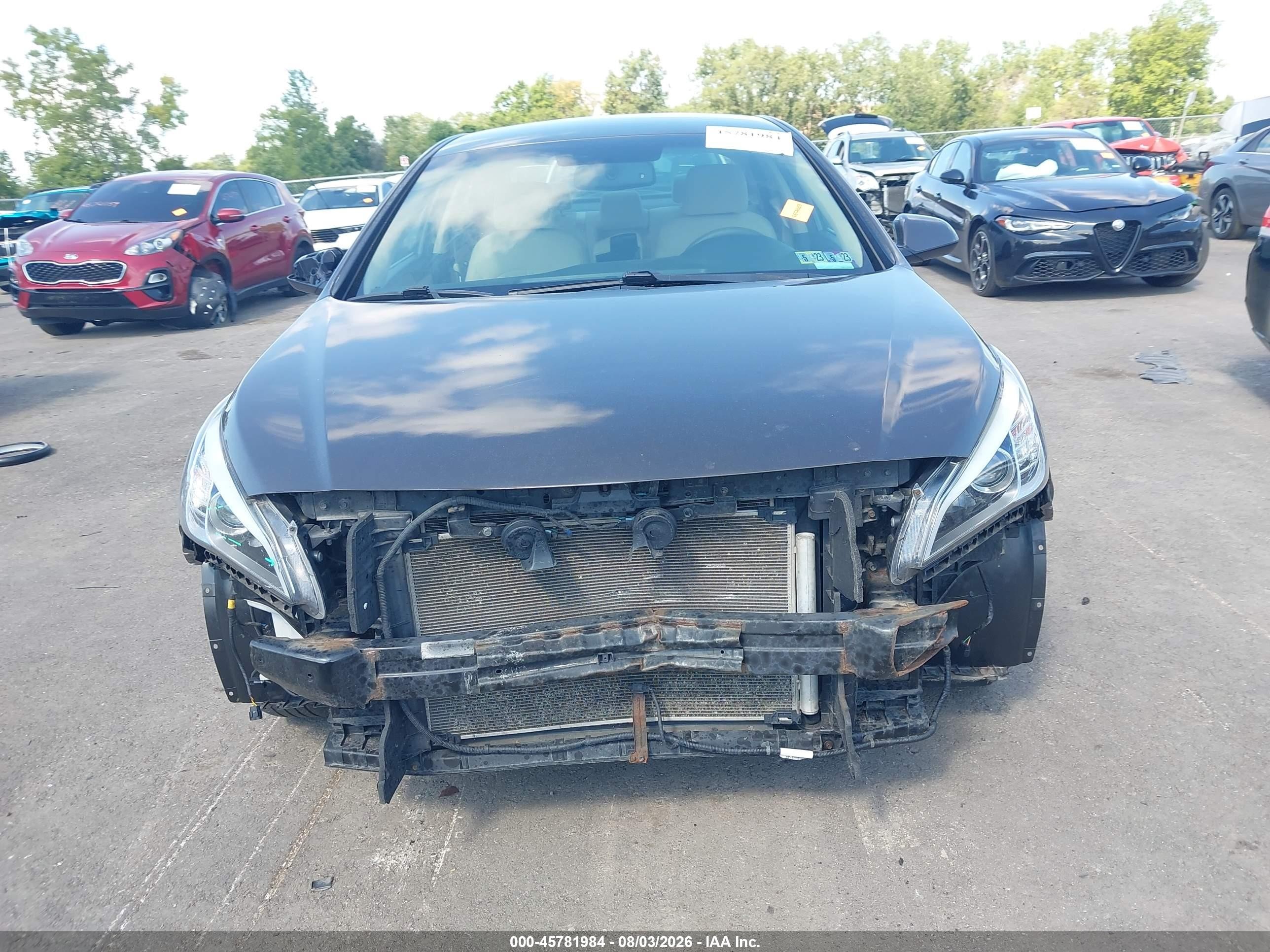 2015 Hyundai Sonata Se Коричневый vin: 5NPE24AF6FH159353