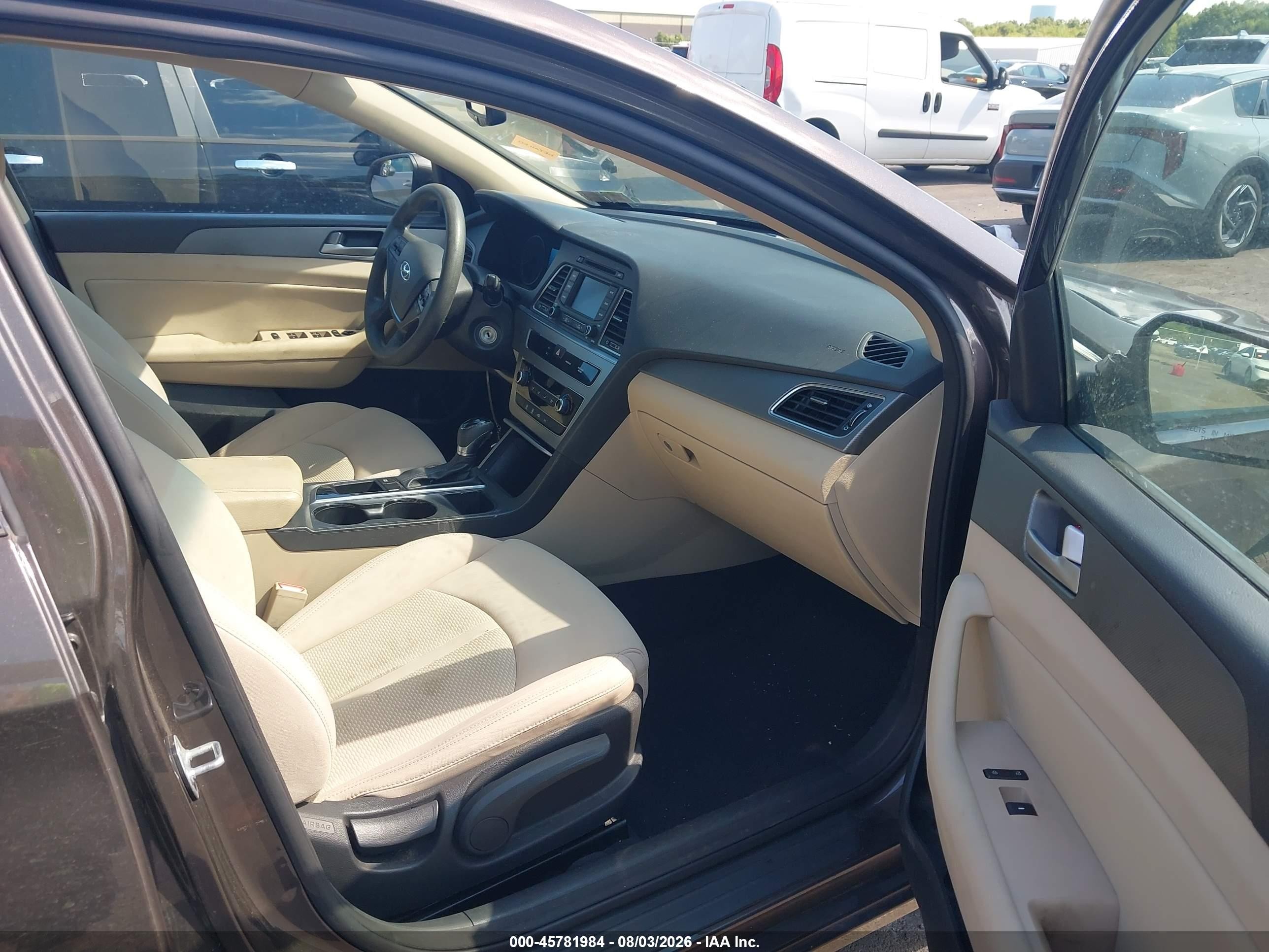 2015 Hyundai Sonata Se Коричневый vin: 5NPE24AF6FH159353