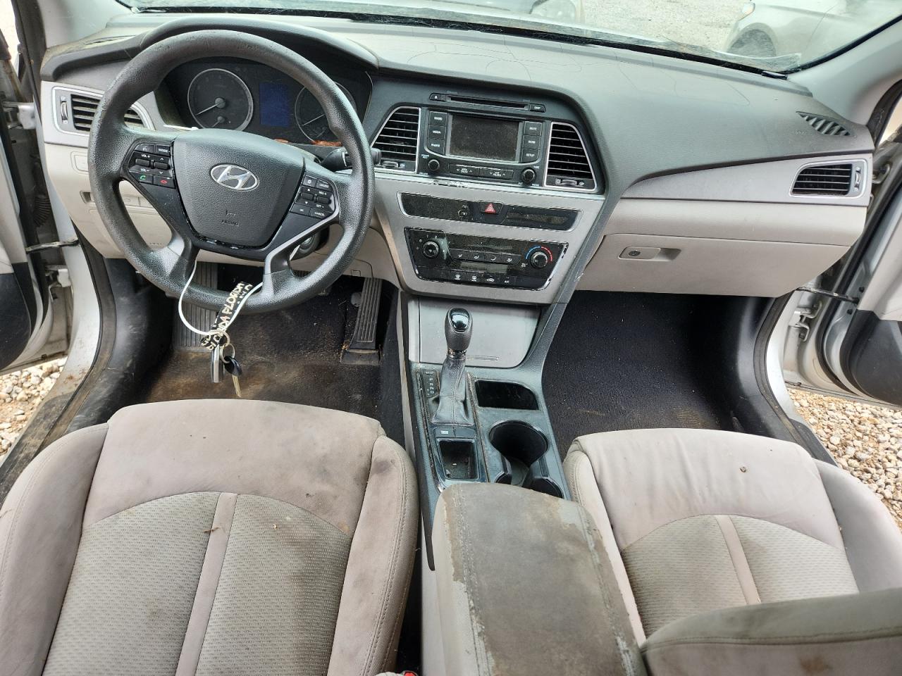 2015 Hyundai Sonata Se Silver vin: 5NPE24AF6FH161037