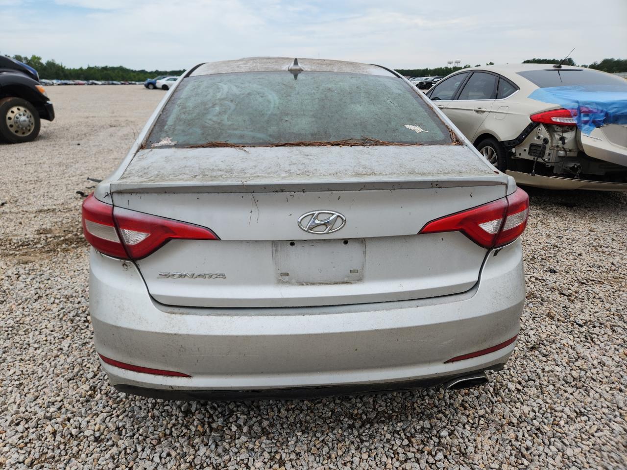 2015 Hyundai Sonata Se Silver vin: 5NPE24AF6FH161037