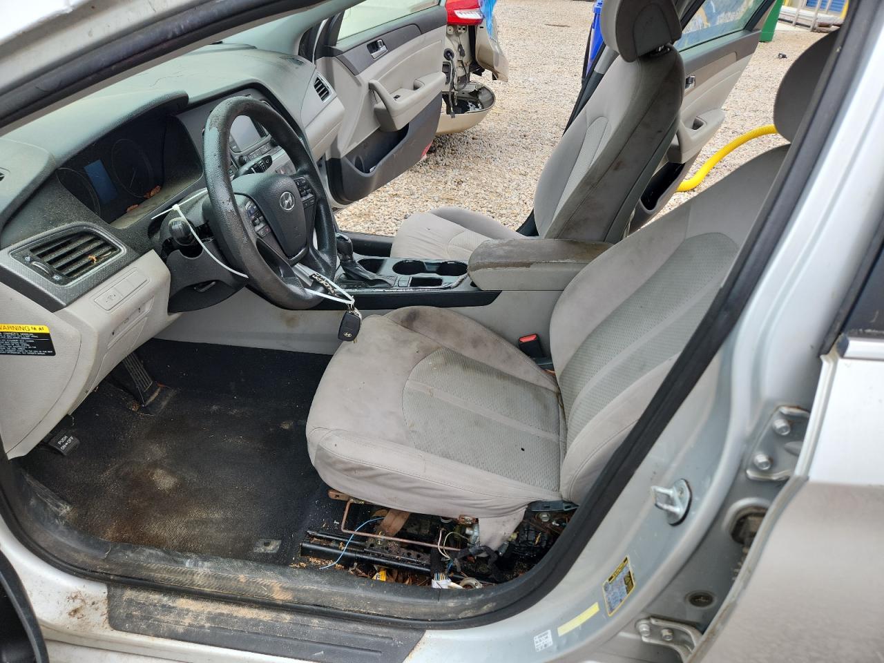 2015 Hyundai Sonata Se Silver vin: 5NPE24AF6FH161037