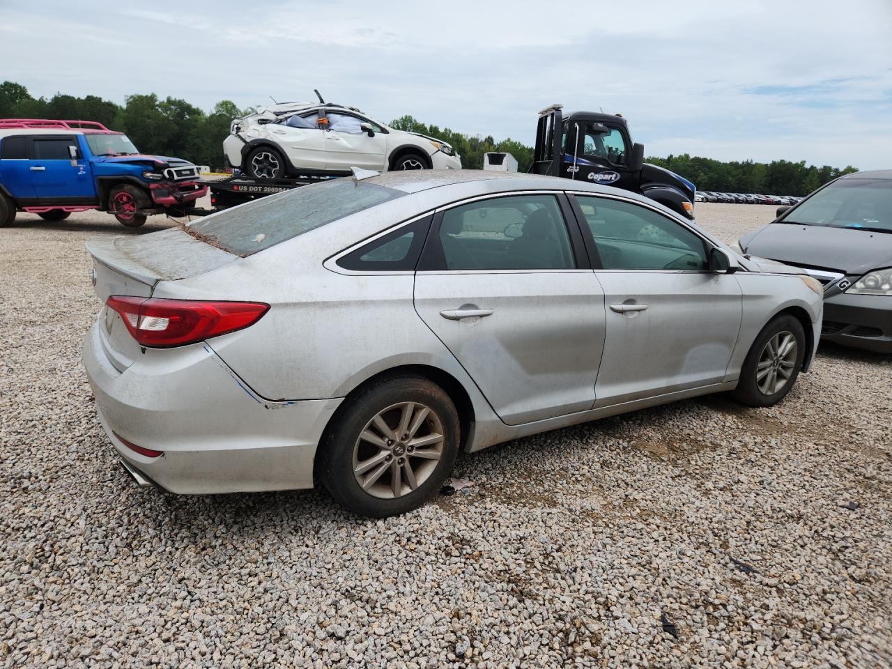 2015 Hyundai Sonata Se Silver vin: 5NPE24AF6FH161037