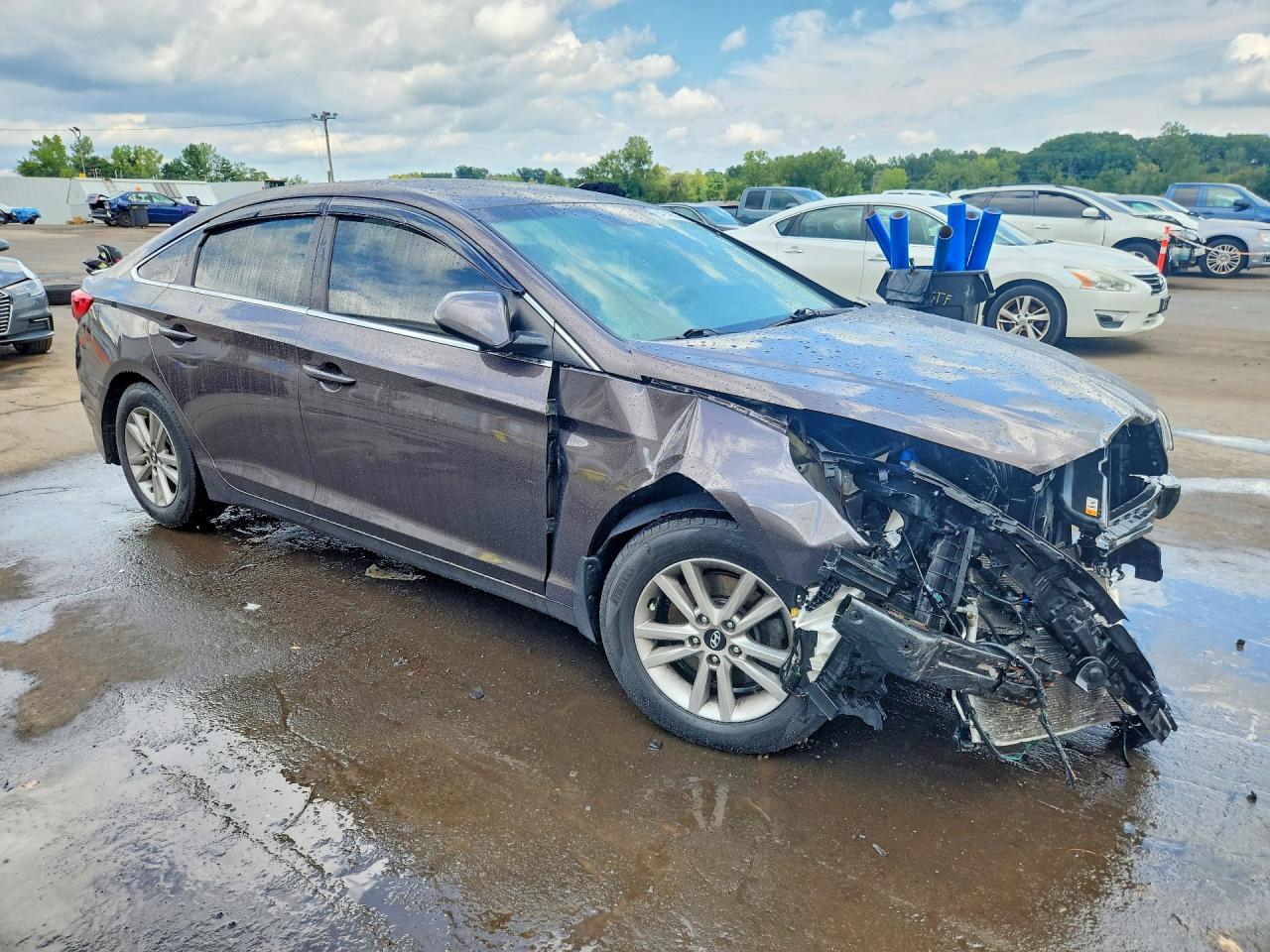 2015 Hyundai Sonata Se Brown vin: 5NPE24AF6FH164200