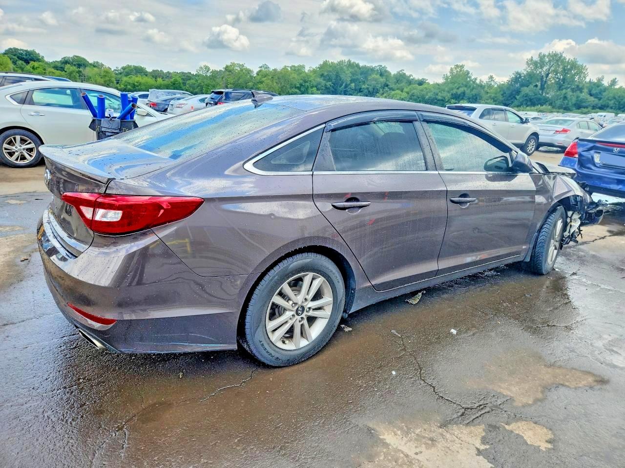 2015 Hyundai Sonata Se Brown vin: 5NPE24AF6FH164200