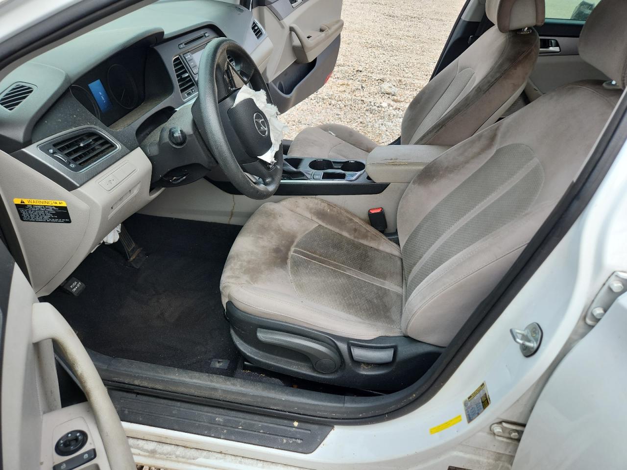 2015 Hyundai Sonata Se White vin: 5NPE24AF6FH171678