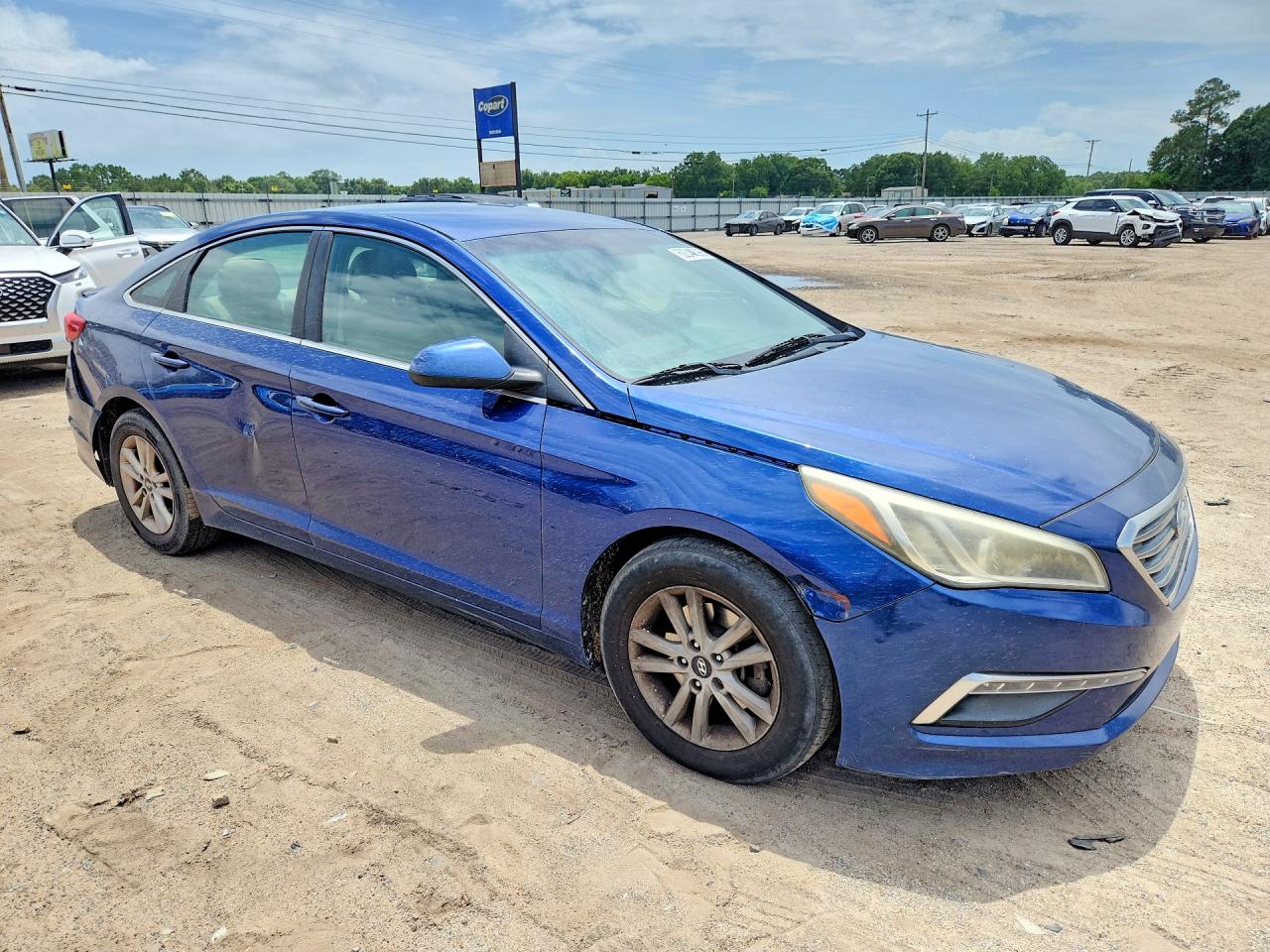 2015 Hyundai Sonata Se Blue vin: 5NPE24AF6FH182714