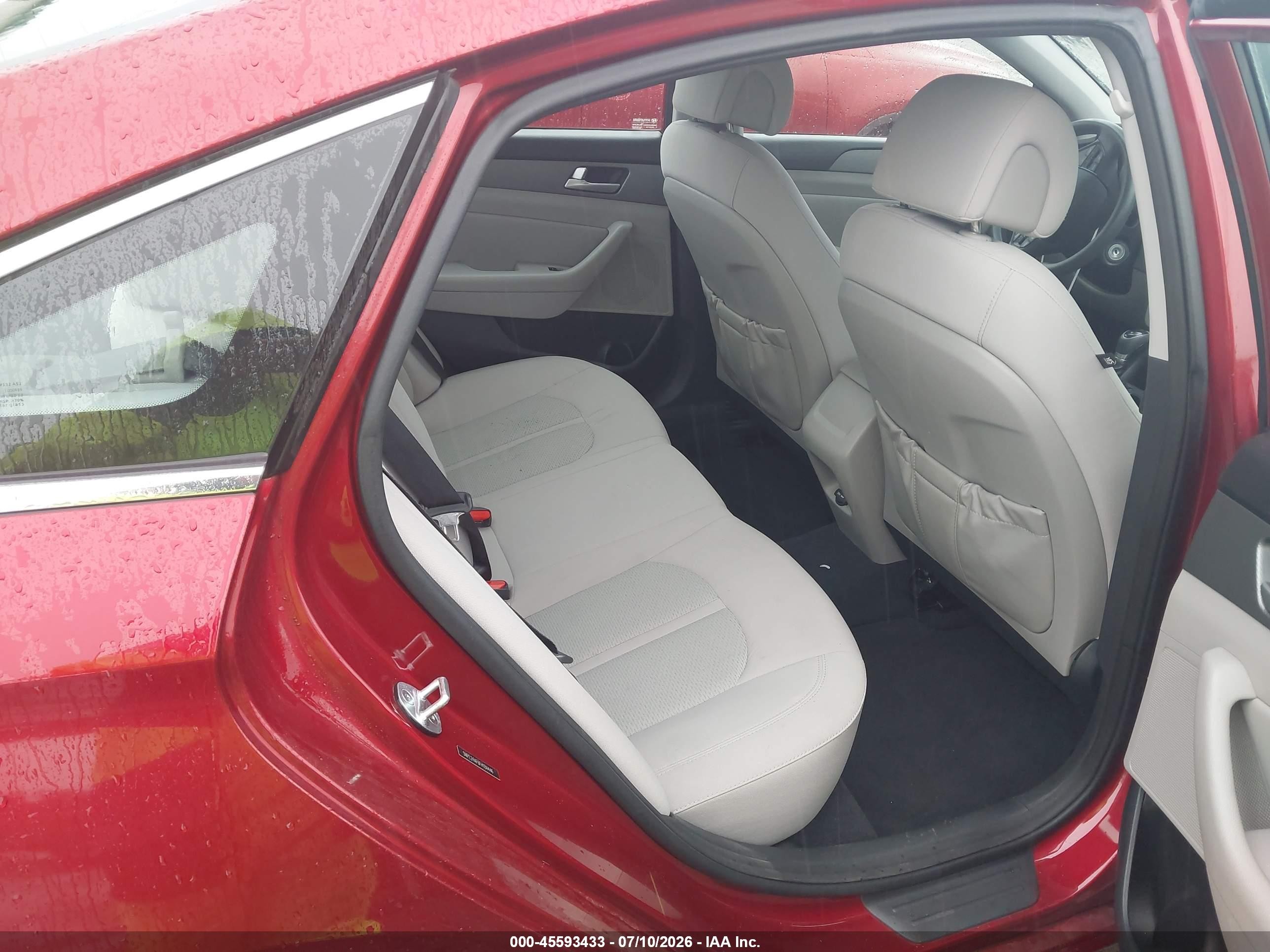 2015 Hyundai Sonata Se Red vin: 5NPE24AF6FH184446