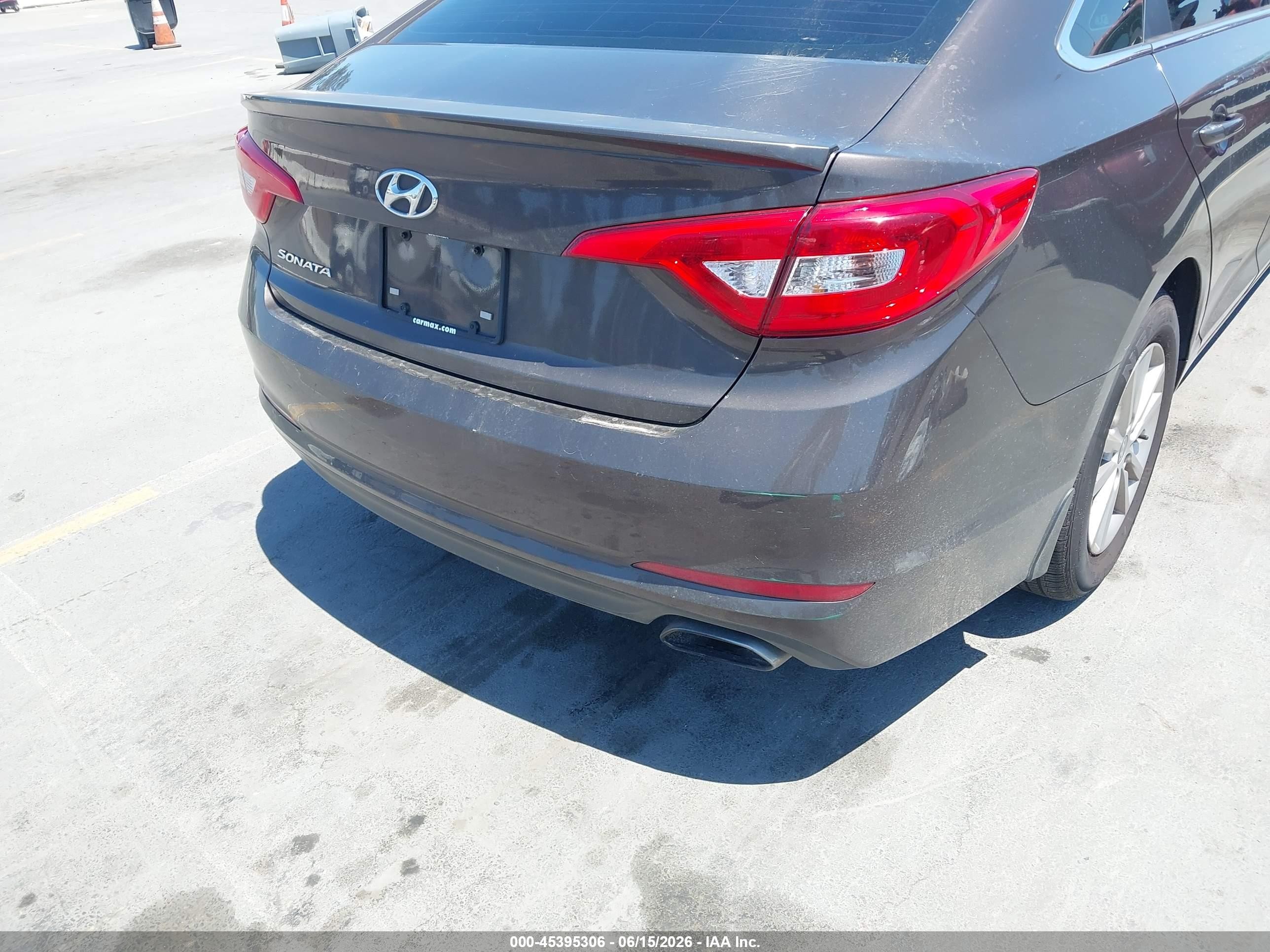 2015 Hyundai Sonata Se Brown vin: 5NPE24AF6FH189856