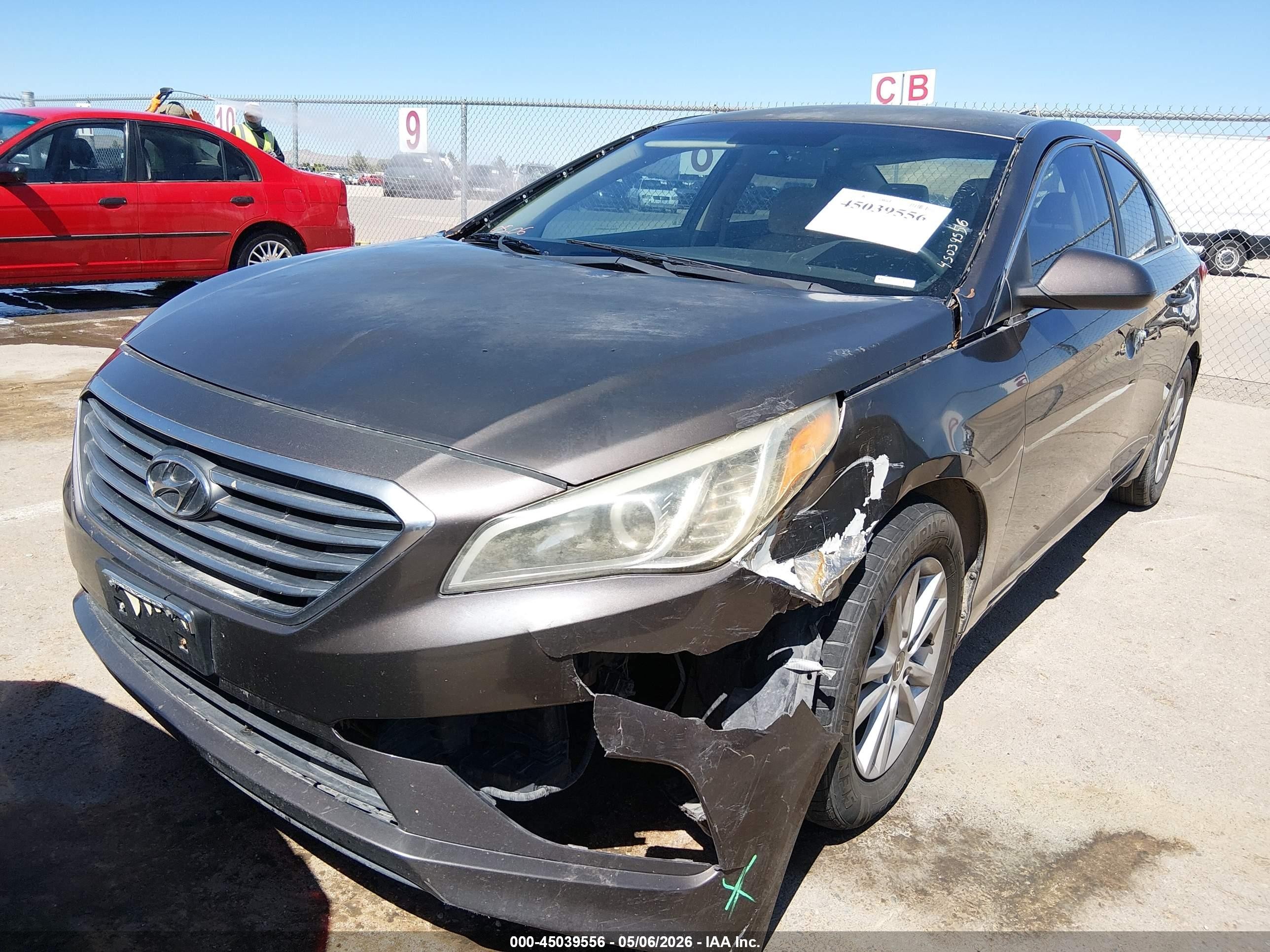 2015 Hyundai Sonata Se Brown vin: 5NPE24AF6FH198041