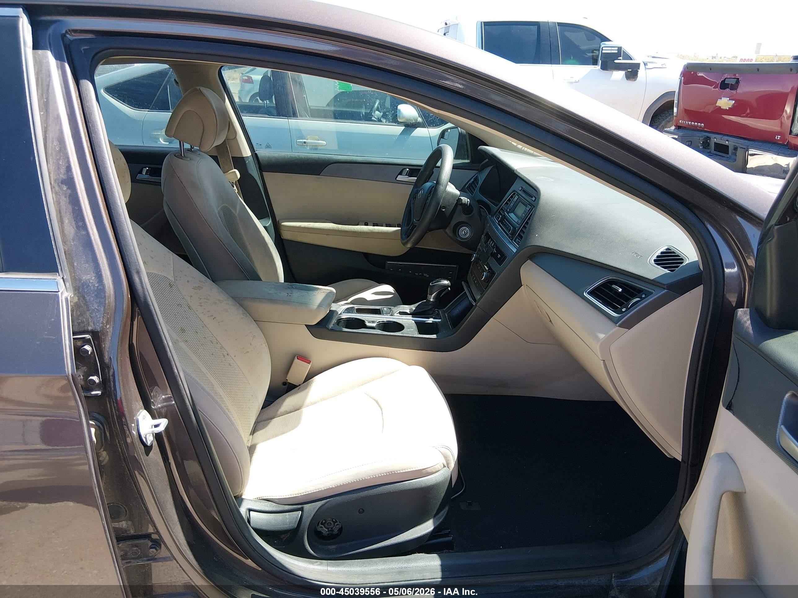 2015 Hyundai Sonata Se Brown vin: 5NPE24AF6FH198041