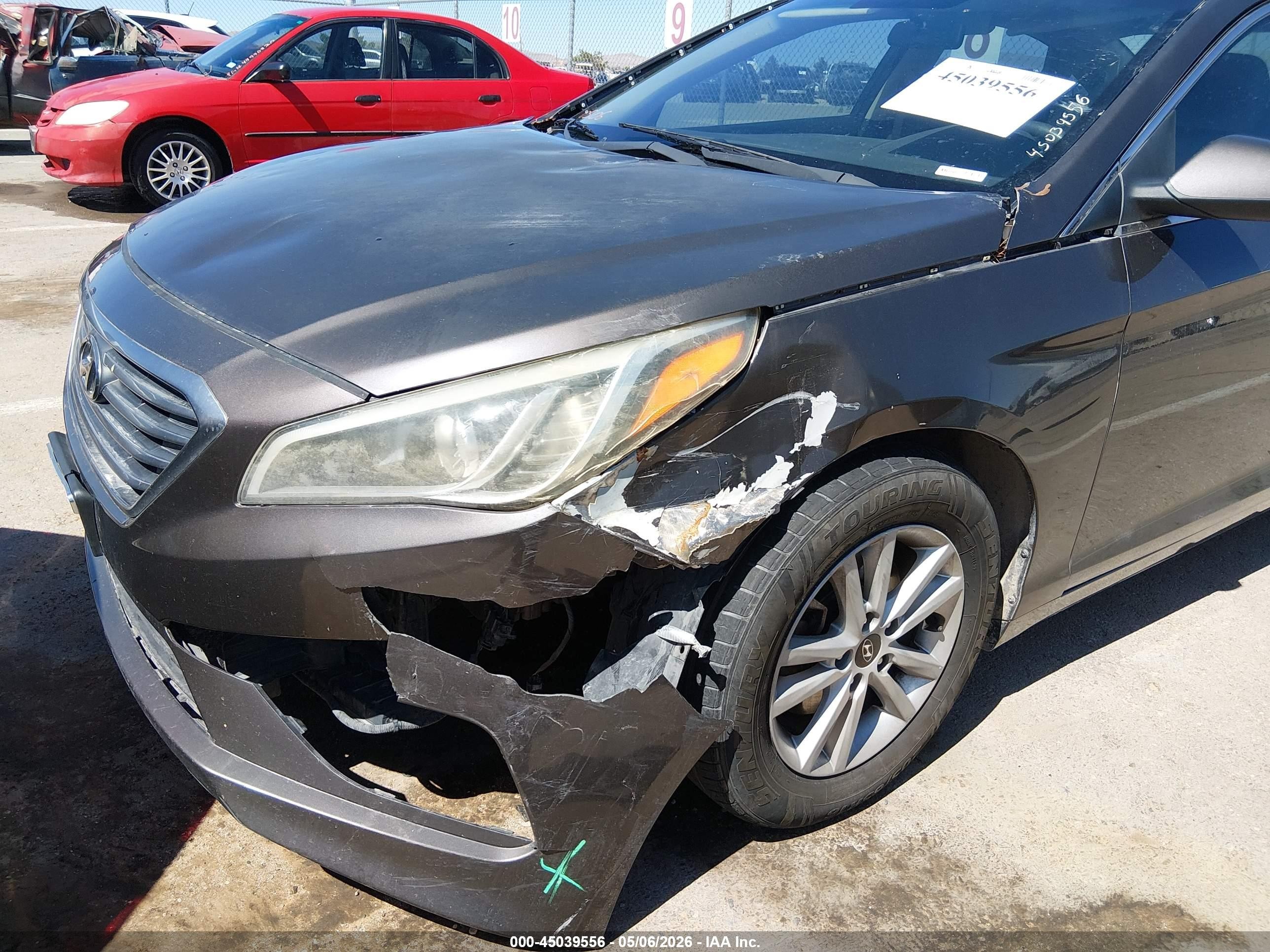 2015 Hyundai Sonata Se Brown vin: 5NPE24AF6FH198041
