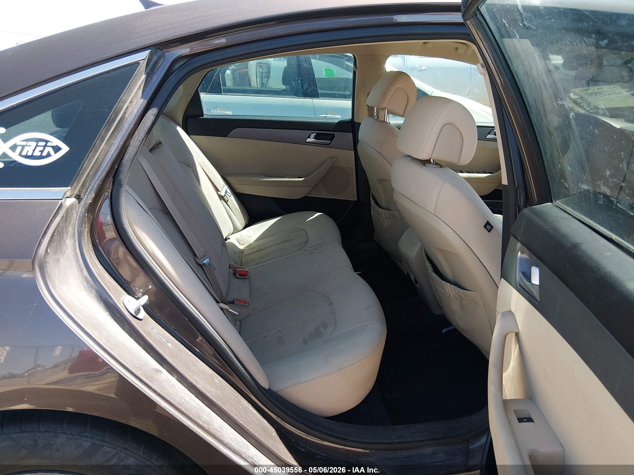 2015 Hyundai Sonata Se Brown vin: 5NPE24AF6FH198041
