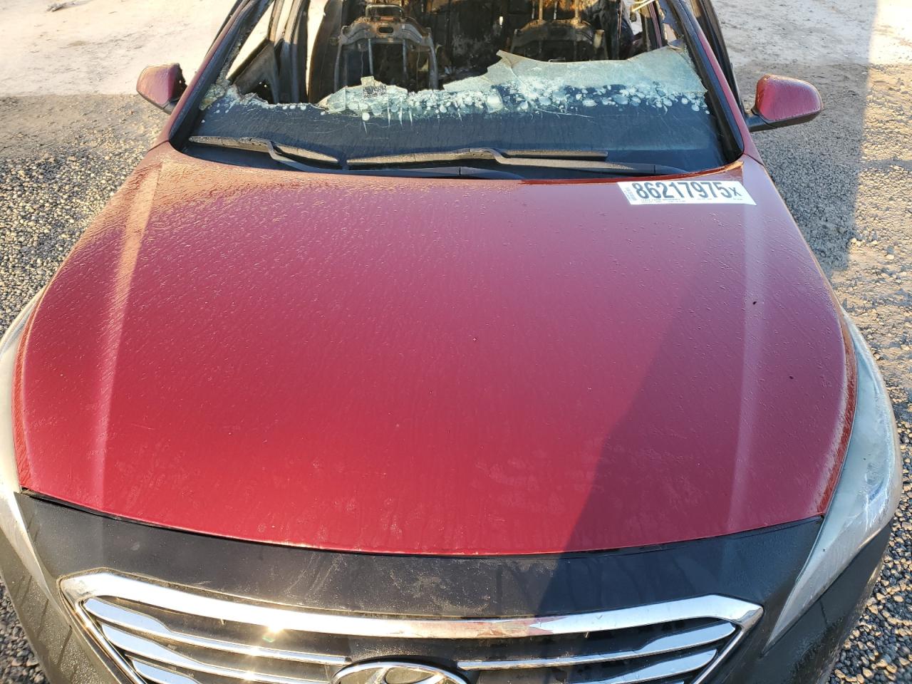 2015 Hyundai Sonata Se Red vin: 5NPE24AF6FH201004