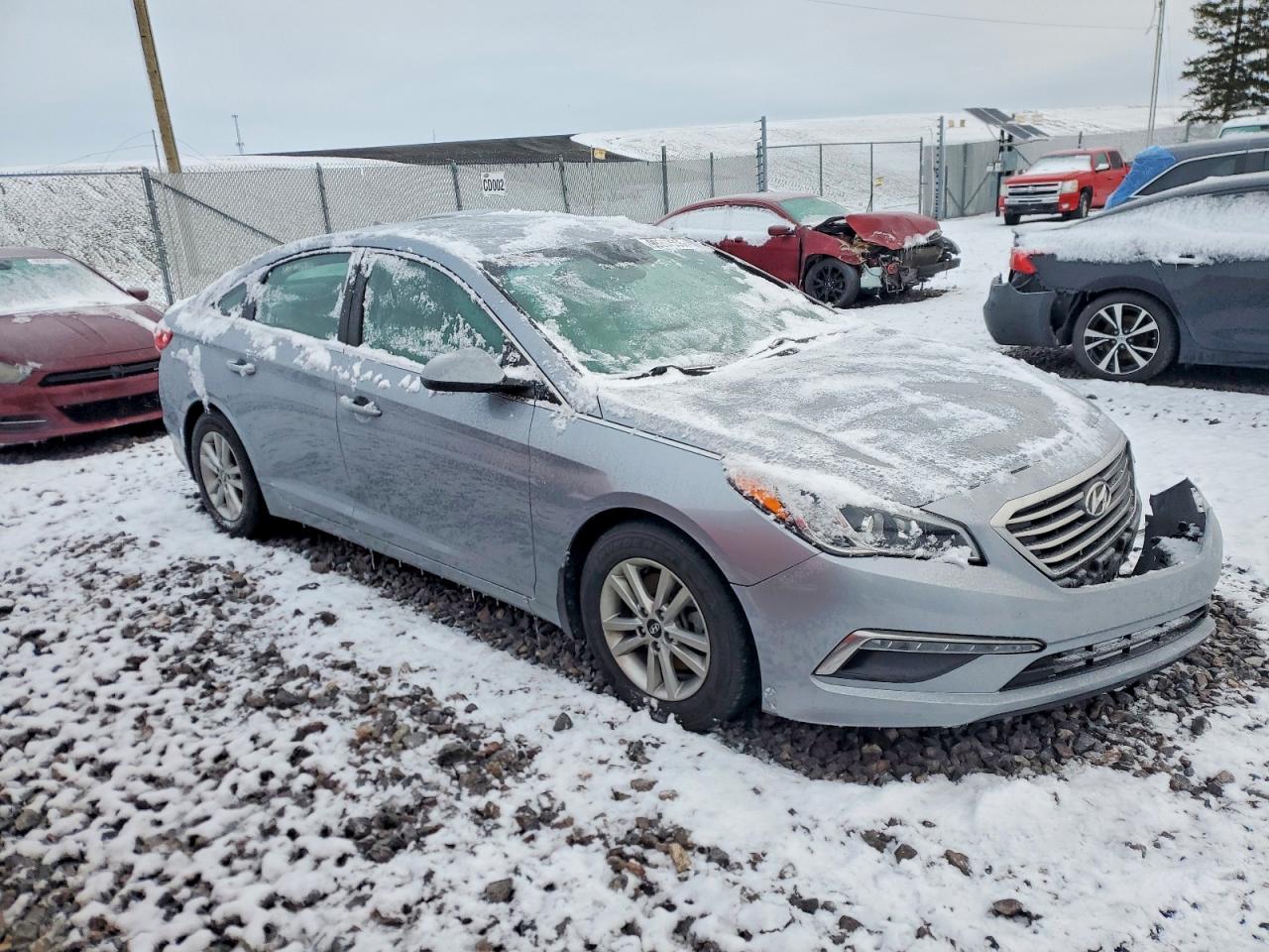 2015 Hyundai Sonata Se Silver vin: 5NPE24AF6FH201133