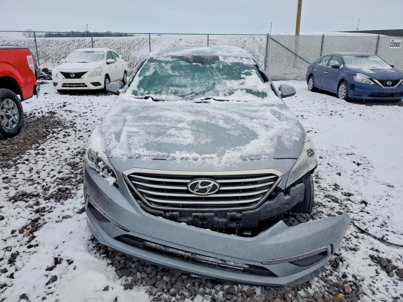 2015 Hyundai Sonata Se Silver vin: 5NPE24AF6FH201133