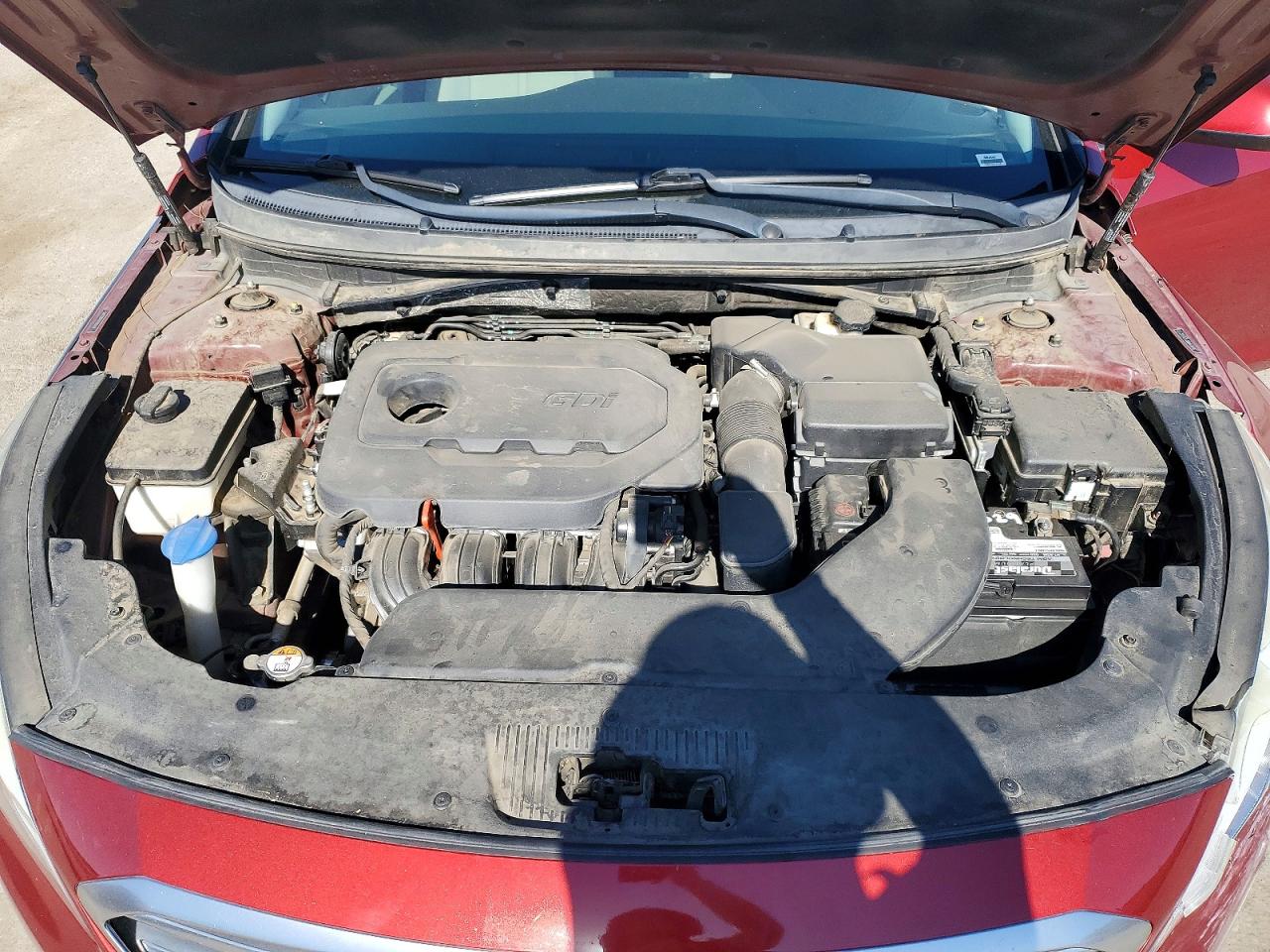 2015 Hyundai Sonata Se Red vin: 5NPE24AF6FH201682