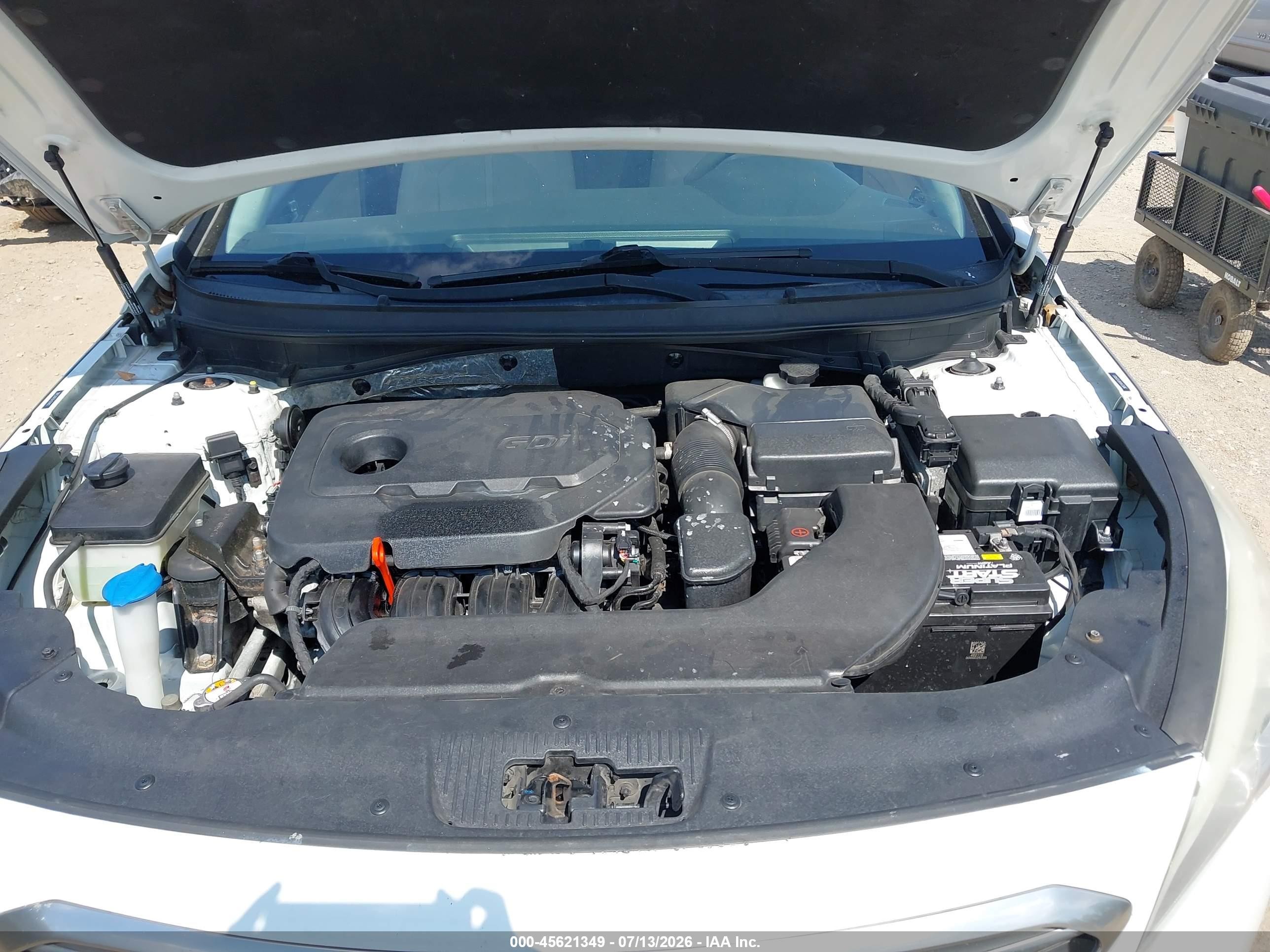 2015 Hyundai Sonata Se White vin: 5NPE24AF6FH204811