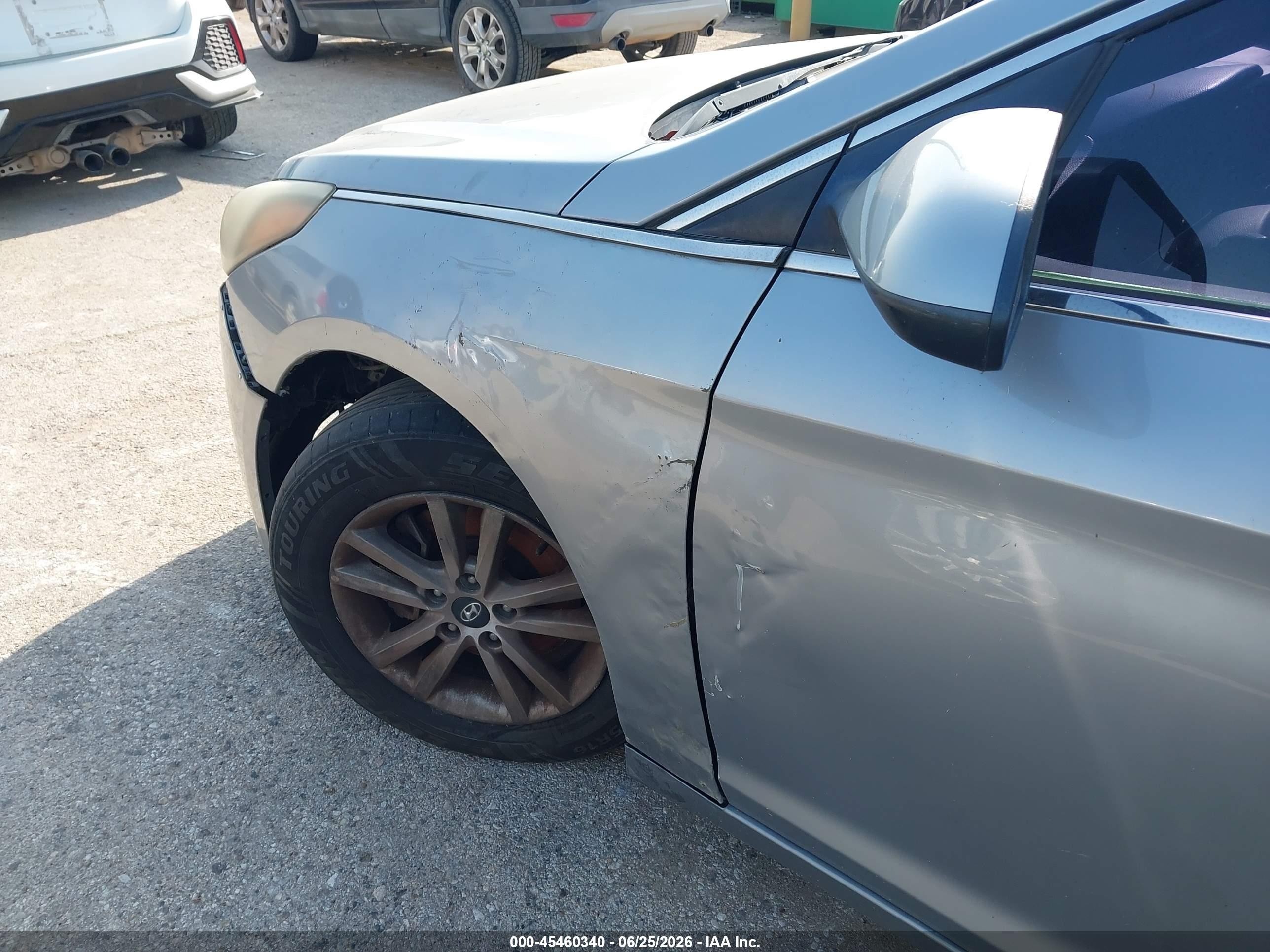 2015 Hyundai Sonata Se Silver vin: 5NPE24AF6FH207742