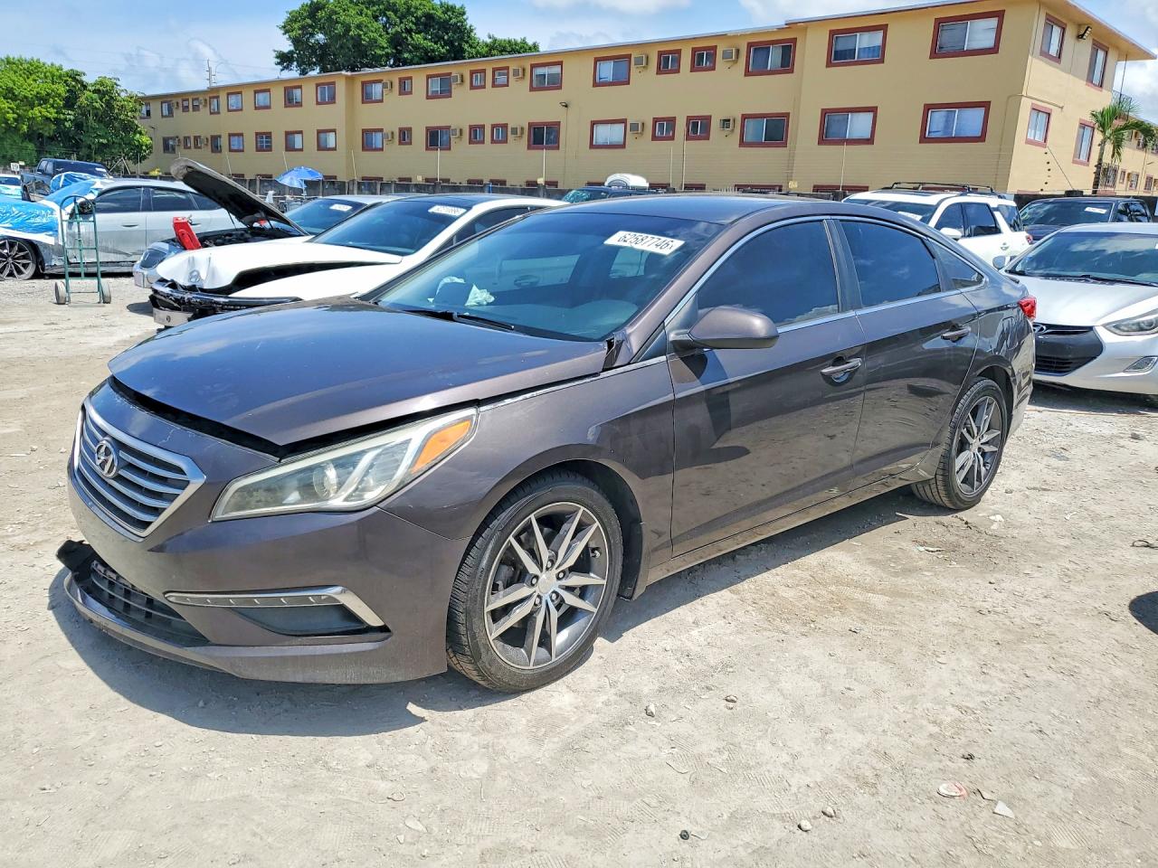 2015 Hyundai Sonata Se Charcoal vin: 5NPE24AF6FH210477