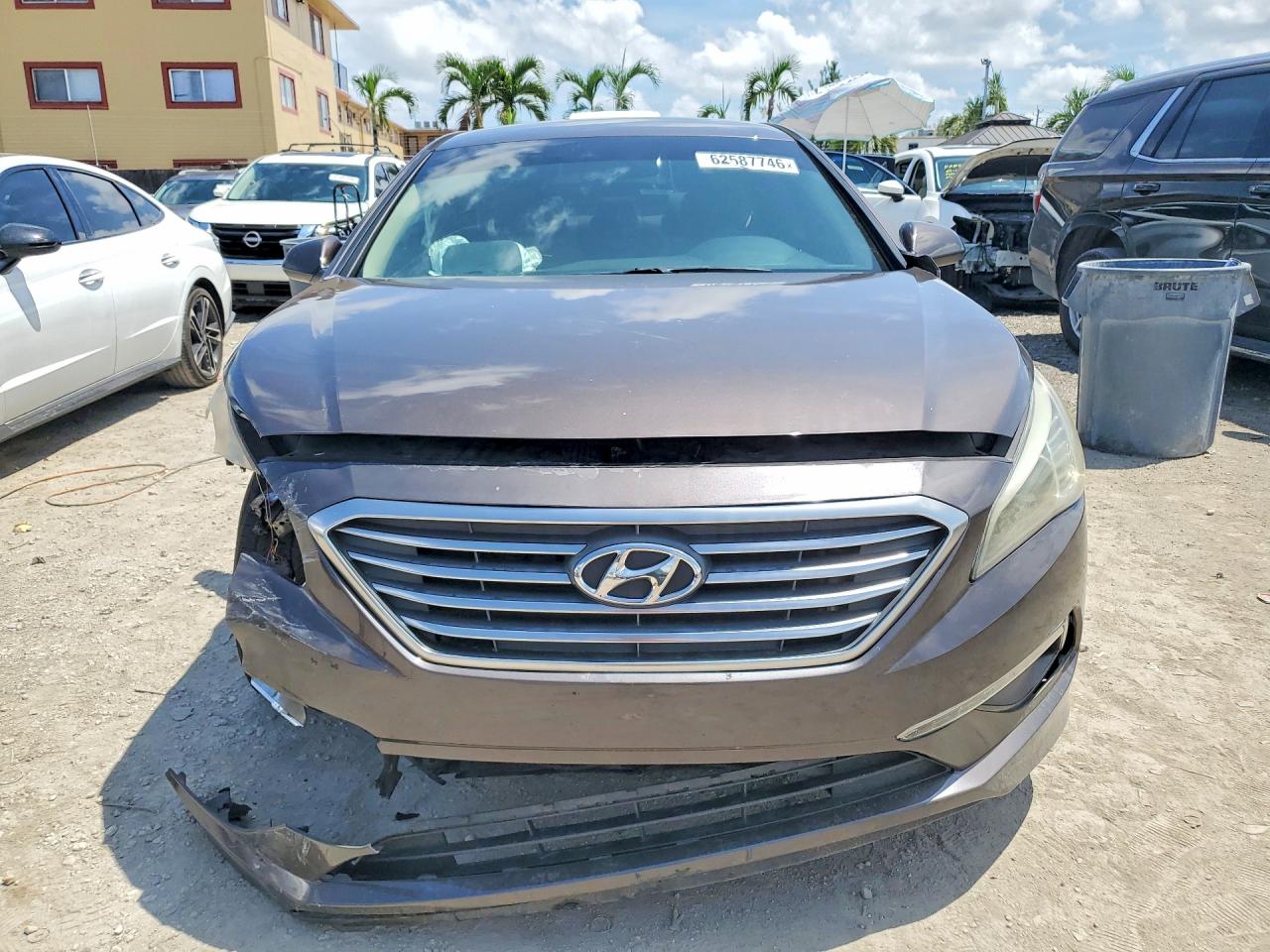 2015 Hyundai Sonata Se Charcoal vin: 5NPE24AF6FH210477