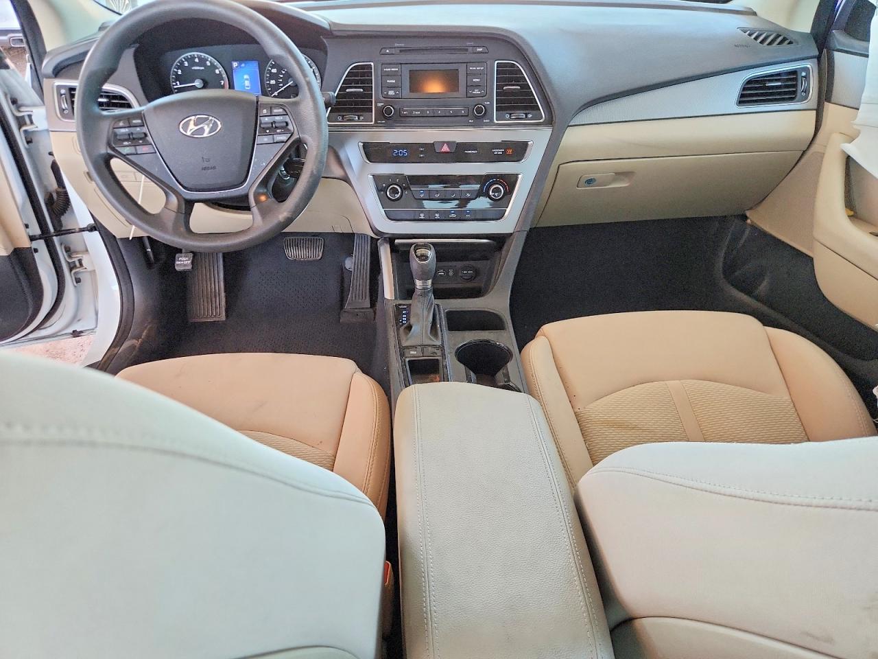 2015 Hyundai Sonata Se White vin: 5NPE24AF6FH211497
