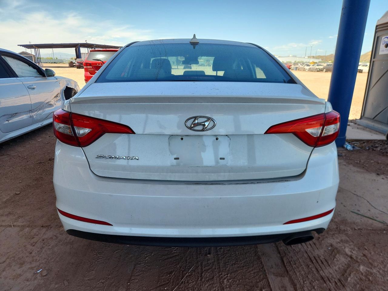 2015 Hyundai Sonata Se White vin: 5NPE24AF6FH211497
