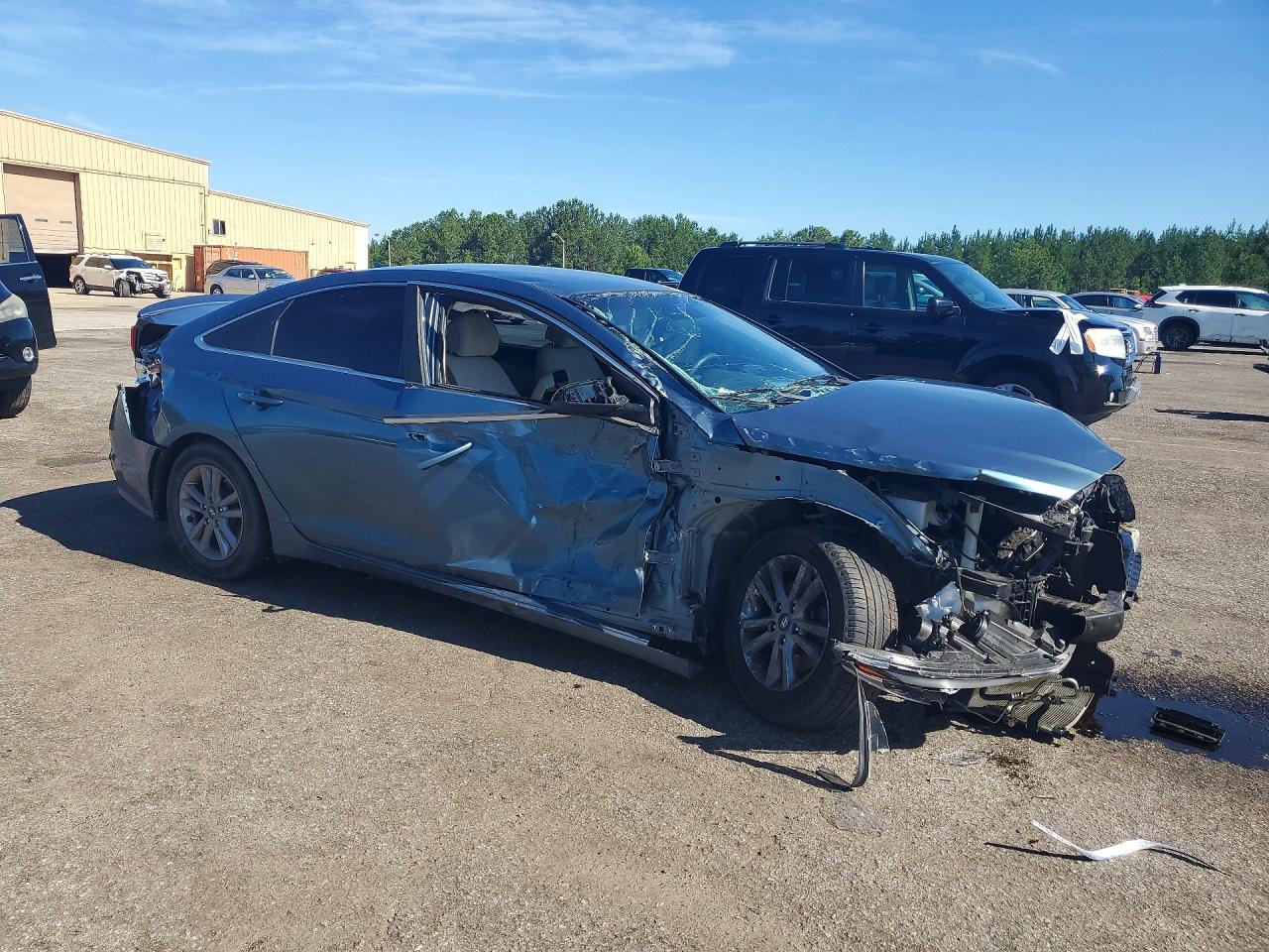 2015 Hyundai Sonata Se Gray vin: 5NPE24AF6FH213542