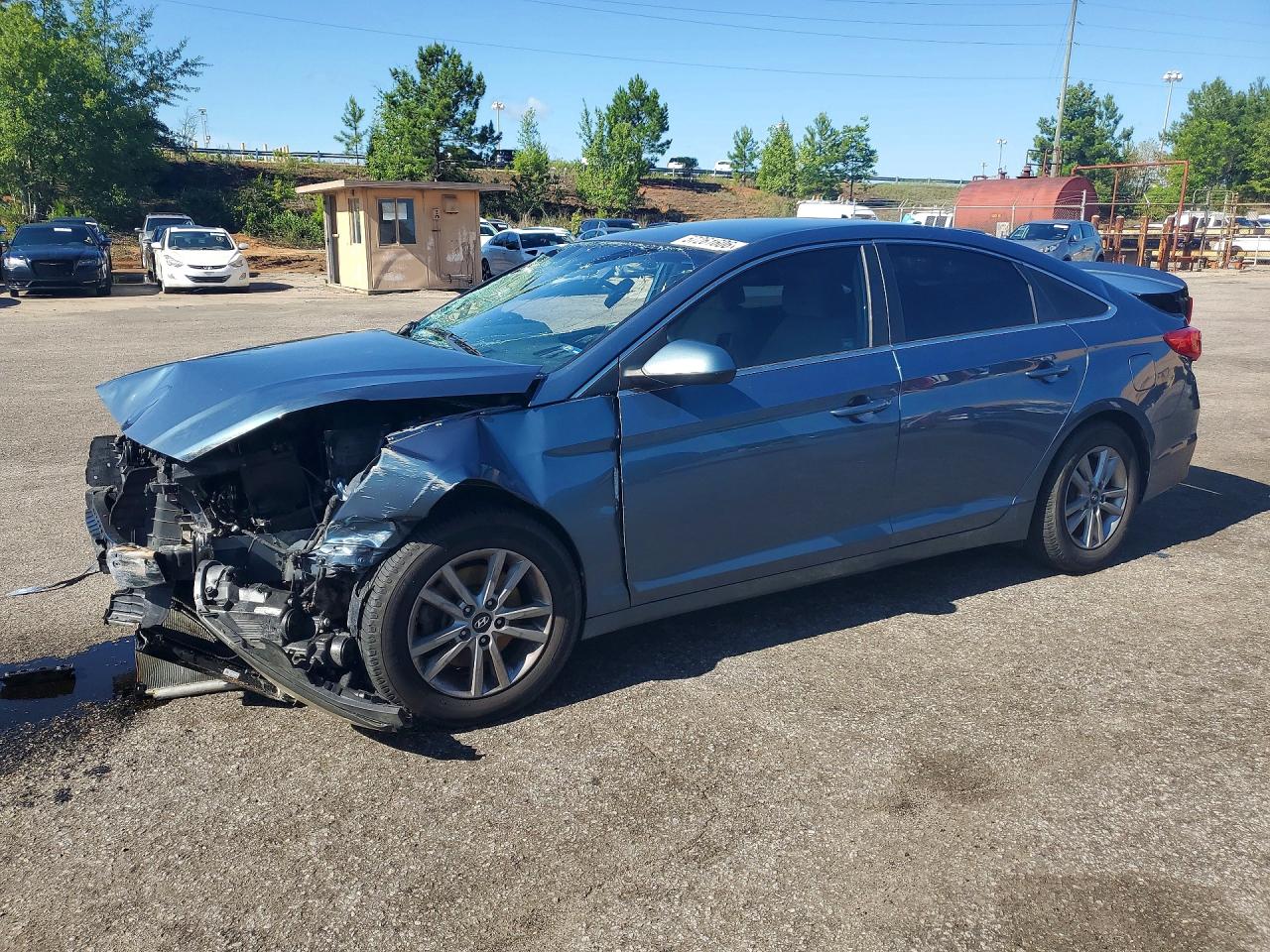 2015 Hyundai Sonata Se Gray vin: 5NPE24AF6FH213542