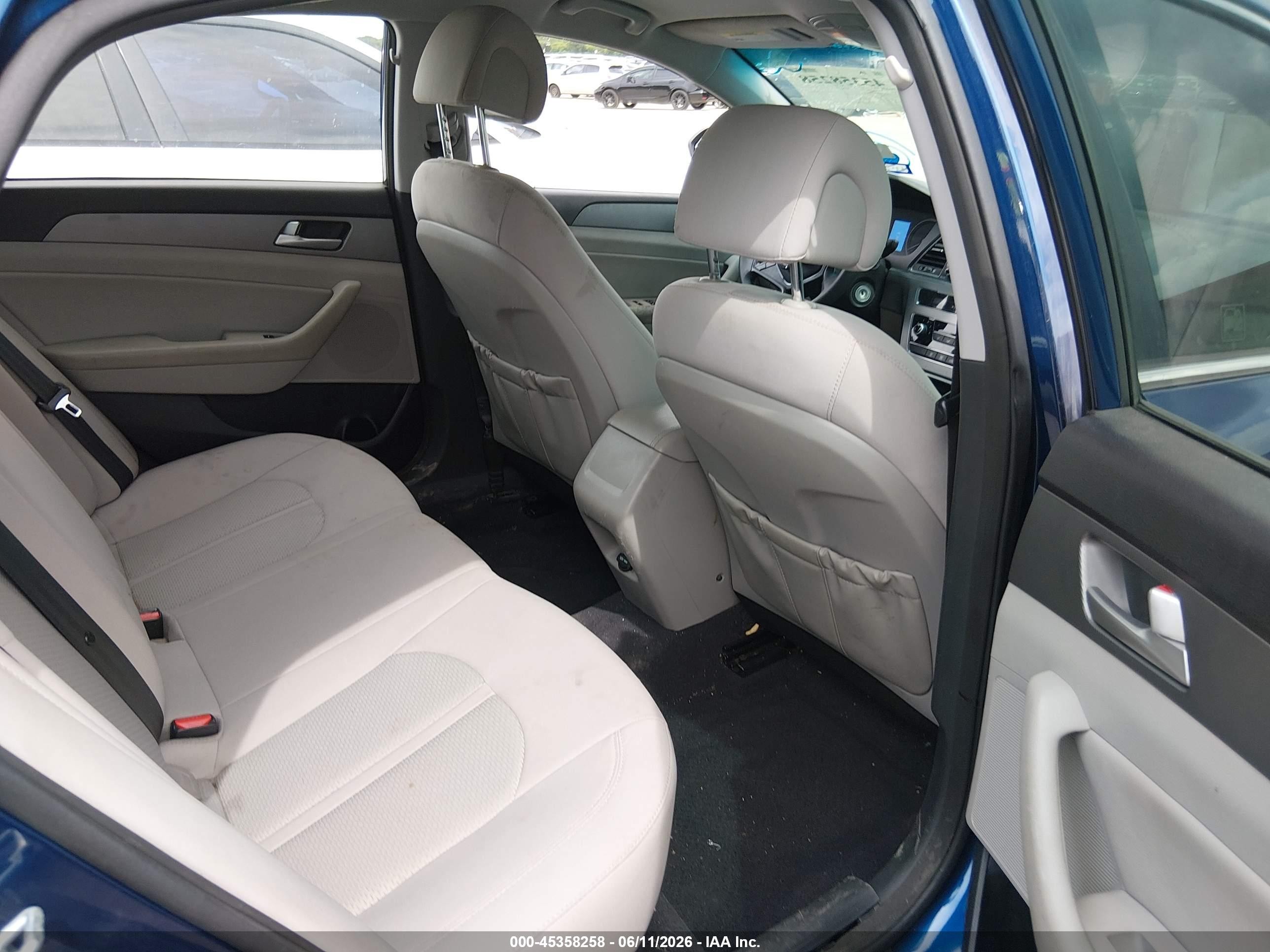 2015 Hyundai Sonata Se Blue vin: 5NPE24AF6FH217610