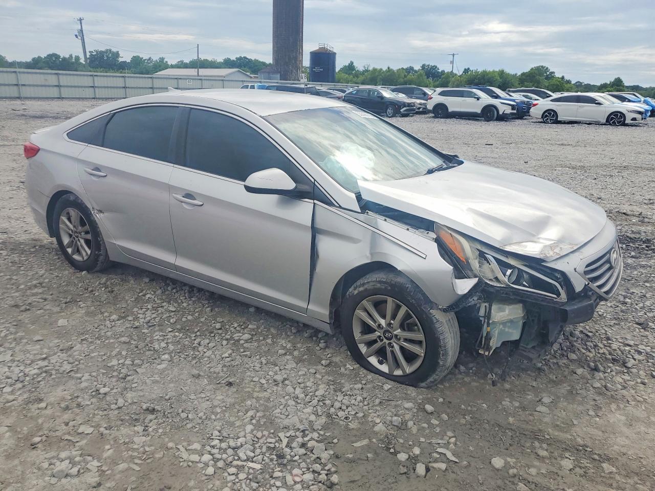 2015 Hyundai Sonata Se Silver vin: 5NPE24AF6FH217784