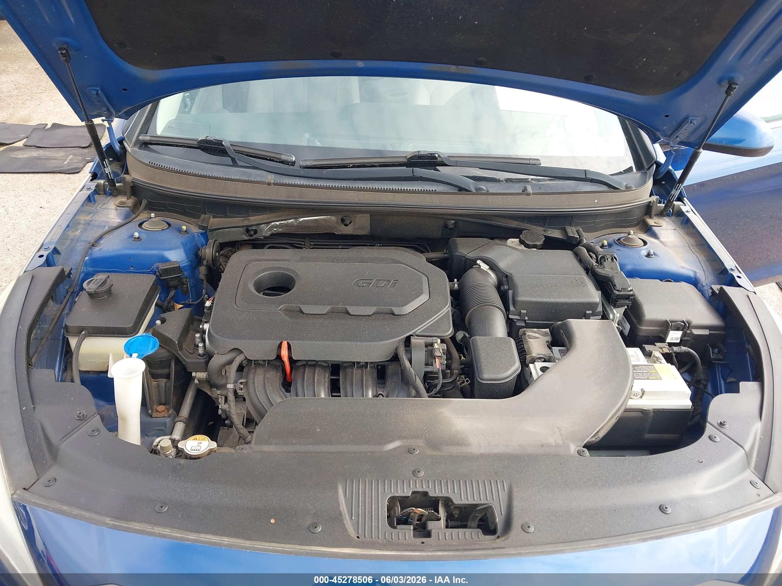 2015 Hyundai Sonata Se Blue vin: 5NPE24AF6FH220183