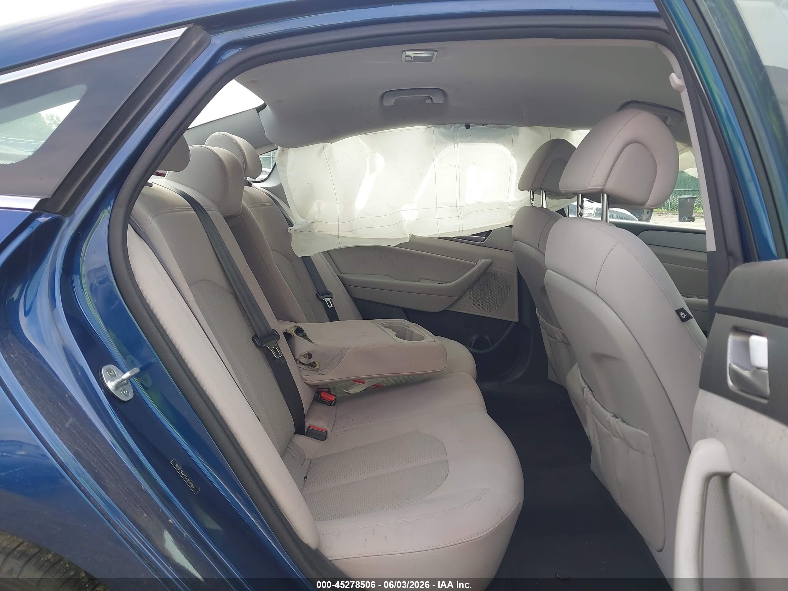 2015 Hyundai Sonata Se Blue vin: 5NPE24AF6FH220183