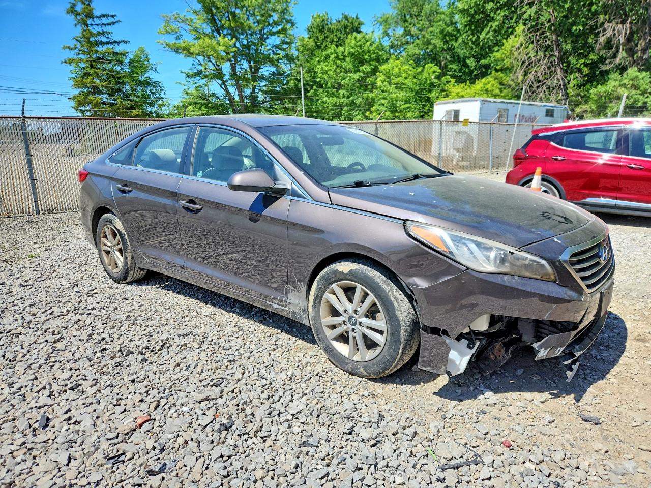 2015 Hyundai Sonata Se Серый vin: 5NPE24AF6FH225500