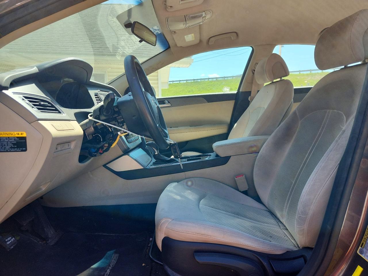 2015 Hyundai Sonata Se Серый vin: 5NPE24AF6FH225500