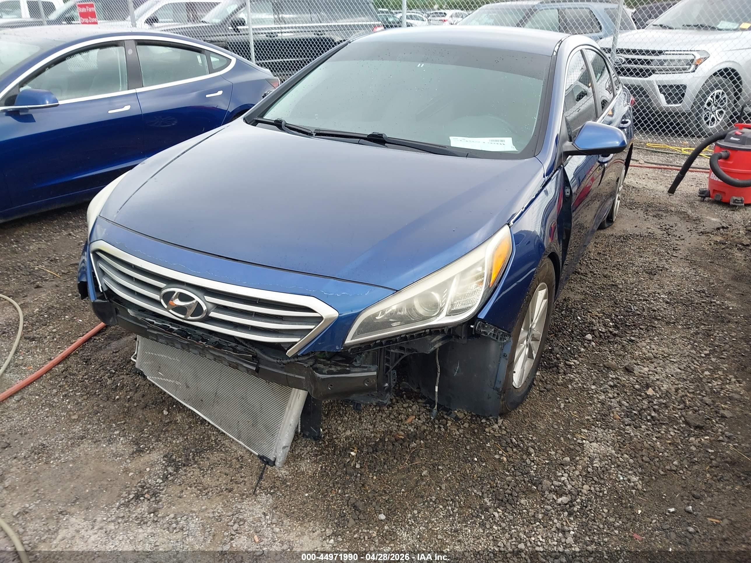 2015 Hyundai Sonata Se Blue vin: 5NPE24AF6FH232351